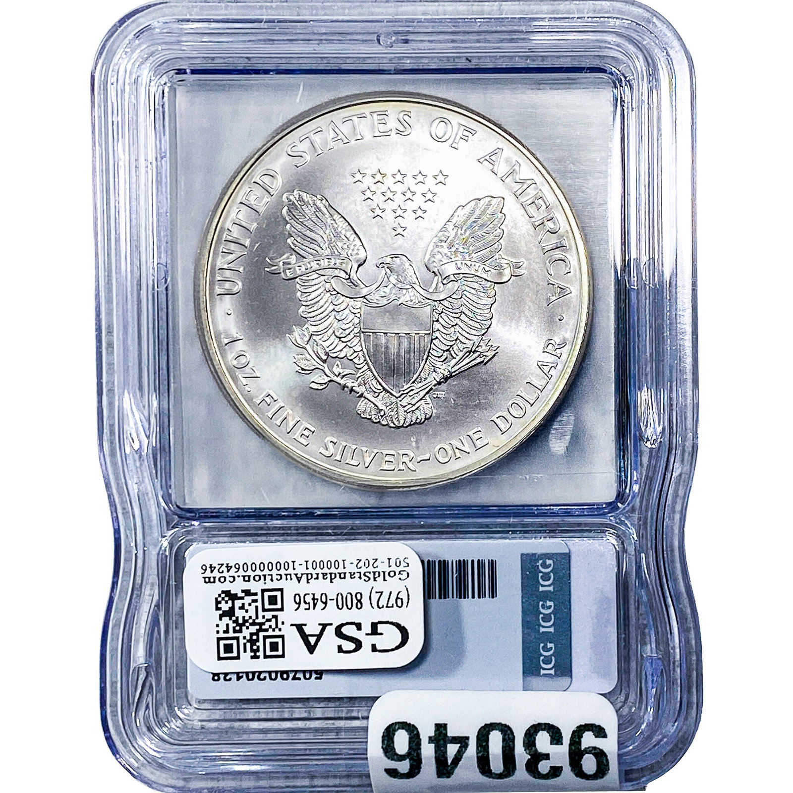 1999 Silver Eagle ICG MS69 - 2