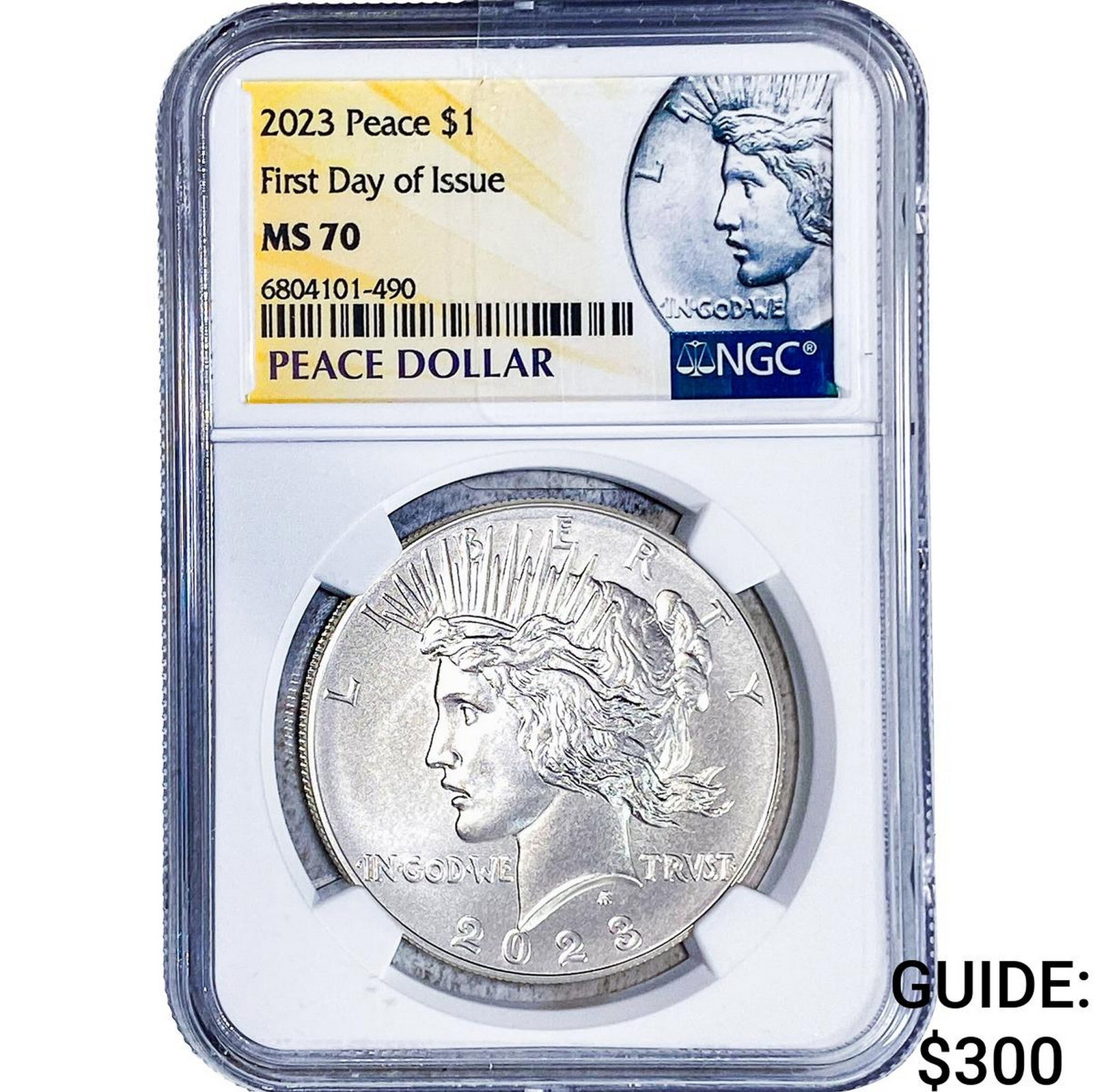 2023 Silver Peace Dollar NGC MS70: 2023 Silver Peace Dollar NGC MS70
