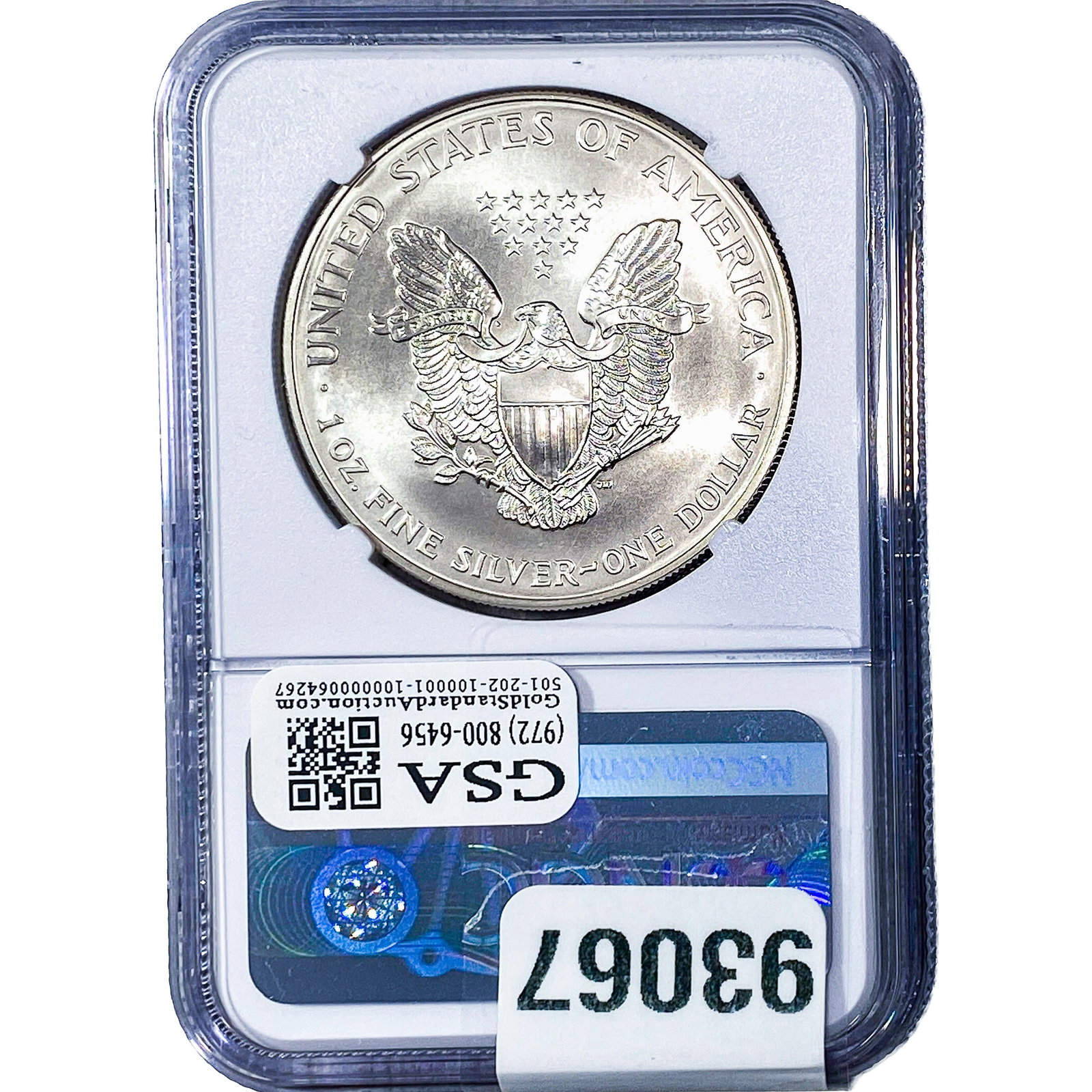 2000 Silver Eagle NGC MS69 Millennium Set - 2
