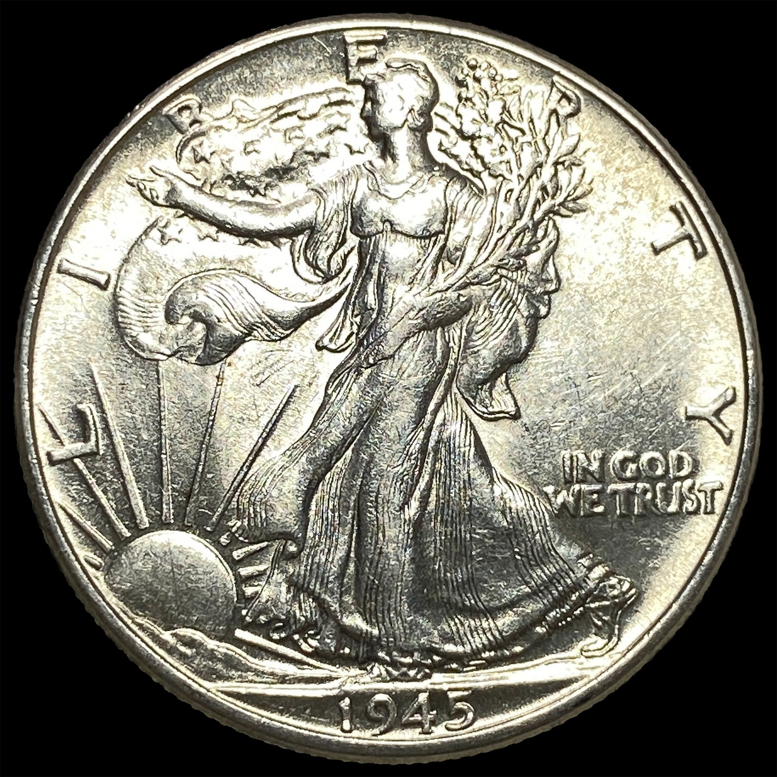 1945 Walking Liberty Half Dollar UNCIRCULATED (1 of 2)