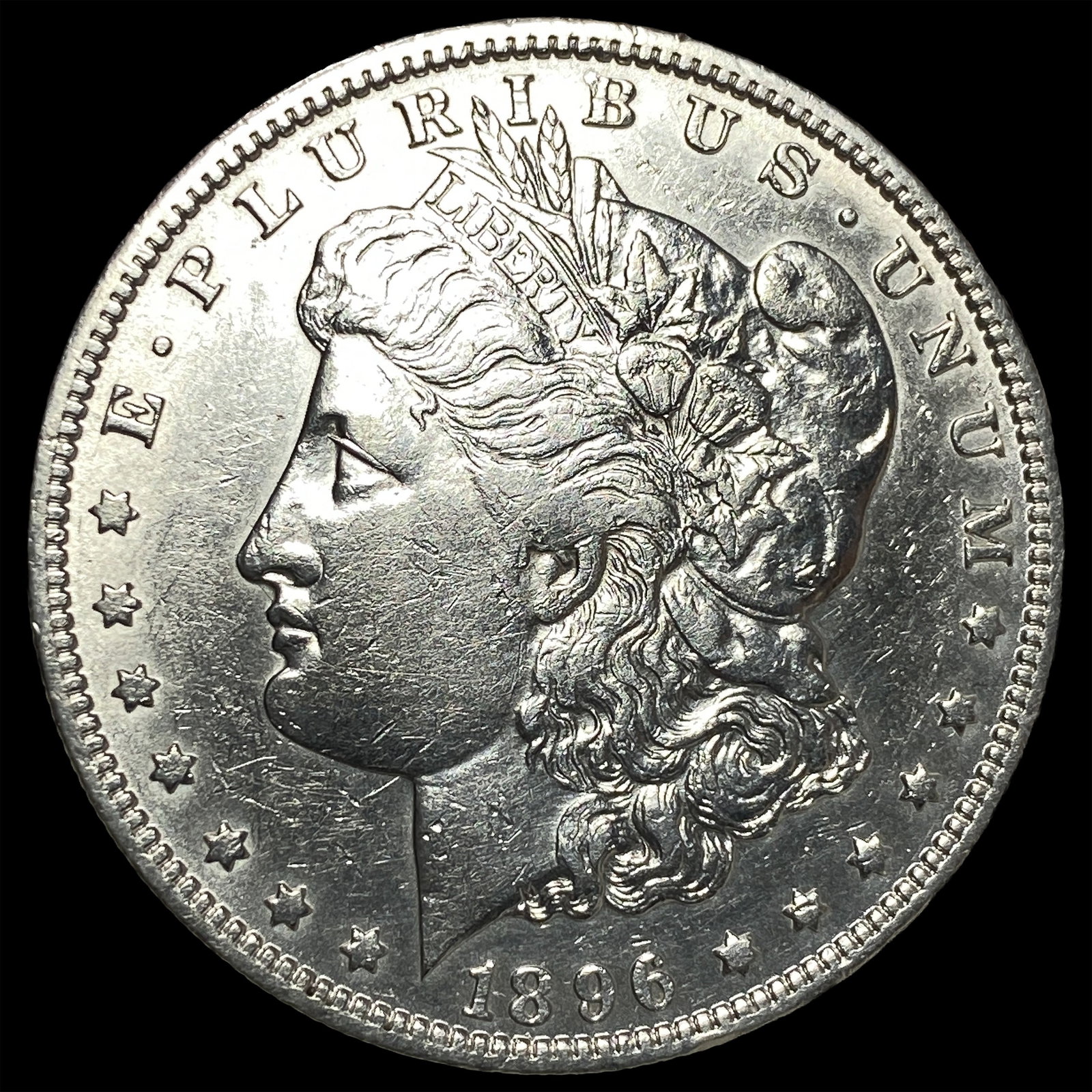 1896-O Silver Morgan Dollar CLOSELY UNCIRCULATED: 1896-O Silver Morgan Dollar CLOSELY UNCIRCULATED