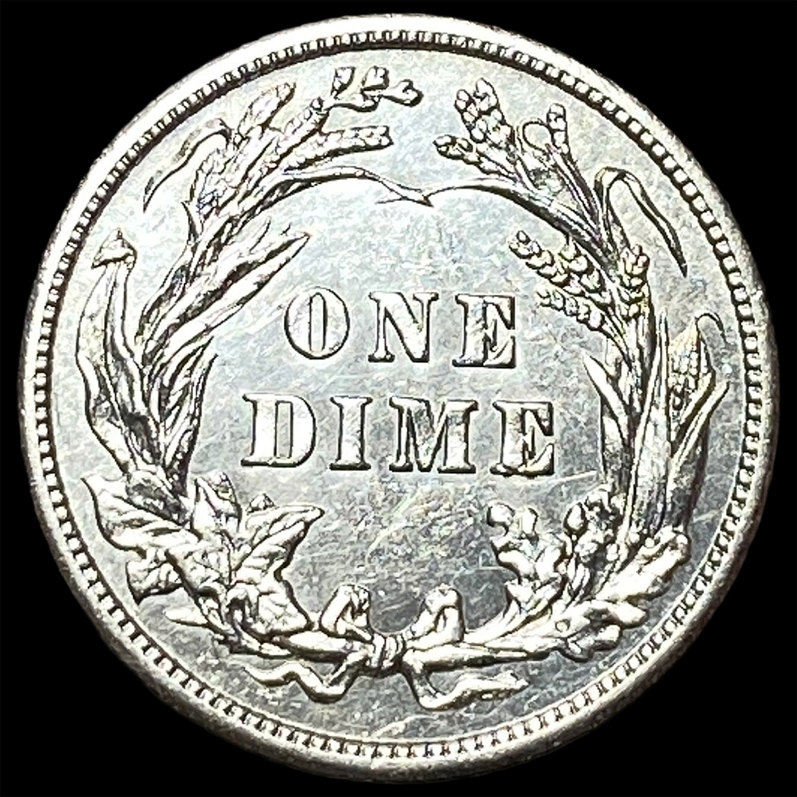 1909 Silver Barber Dime UNCIRCULATED - 2