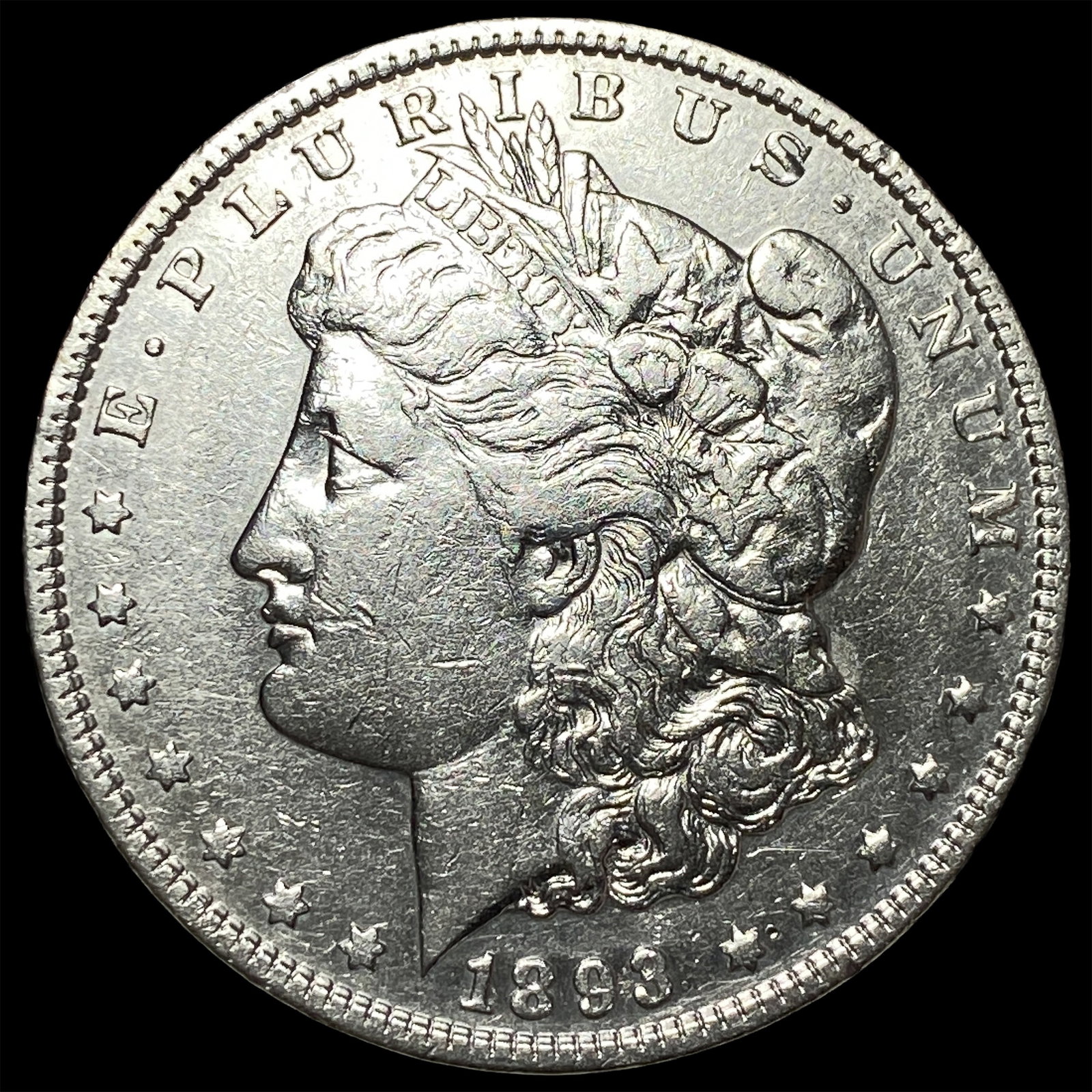 1893 Silver Morgan Dollar CLOSELY UNCIRCULATED: 1893 Silver Morgan Dollar CLOSELY UNCIRCULATED