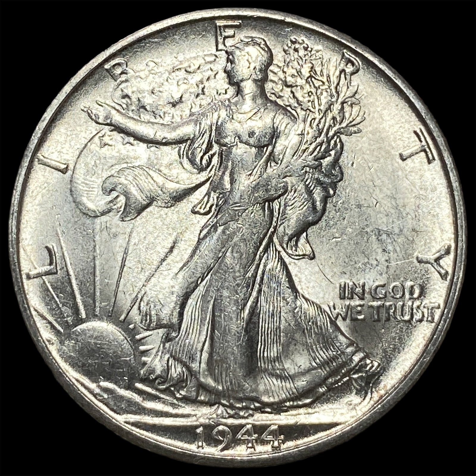 1944-S Silver Walking Liberty Half Dollar UNCIRCULATED (1 of 2)