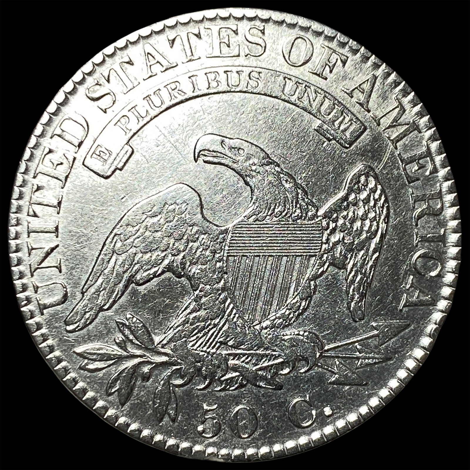 1822 Capped Bust Half Dollar CLOSELY UNCIRCULATED - 2