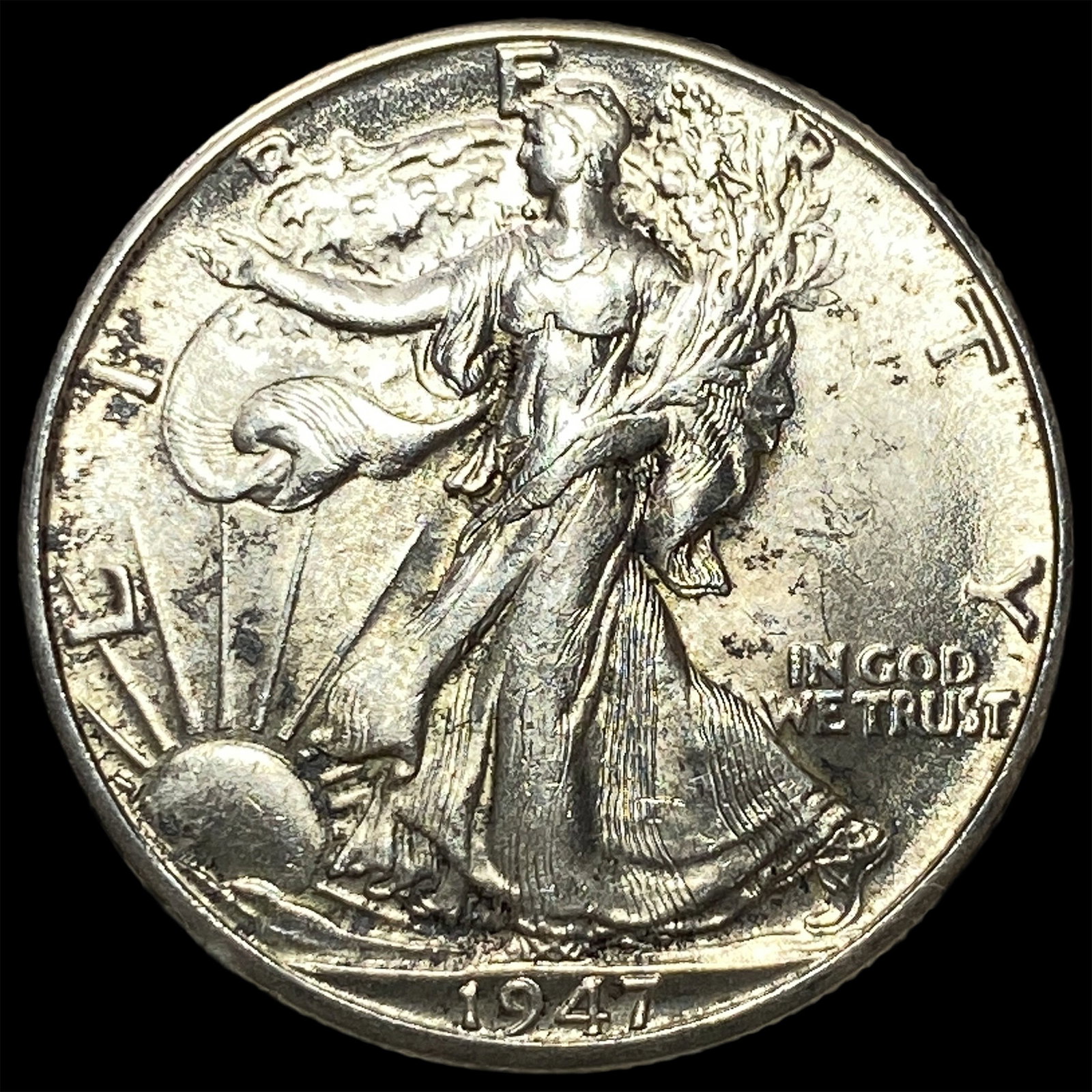 1947-D Walking Liberty Half Dollar UNCIRCULATED: 1947-D Walking Liberty Half Dollar UNCIRCULATED