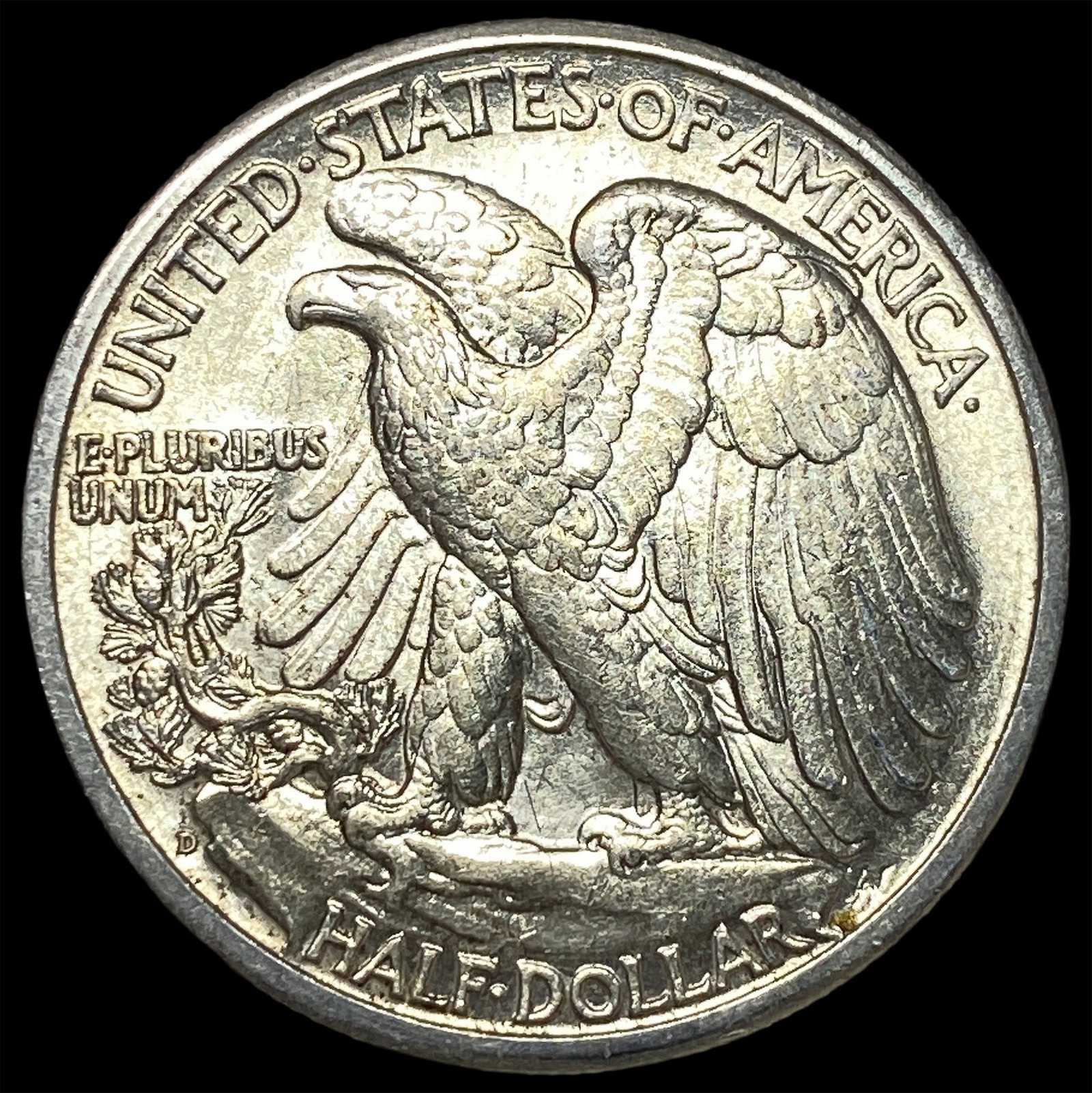 1942-D Silver Walking Liberty Half Dollar UNCIRCULATED - 2