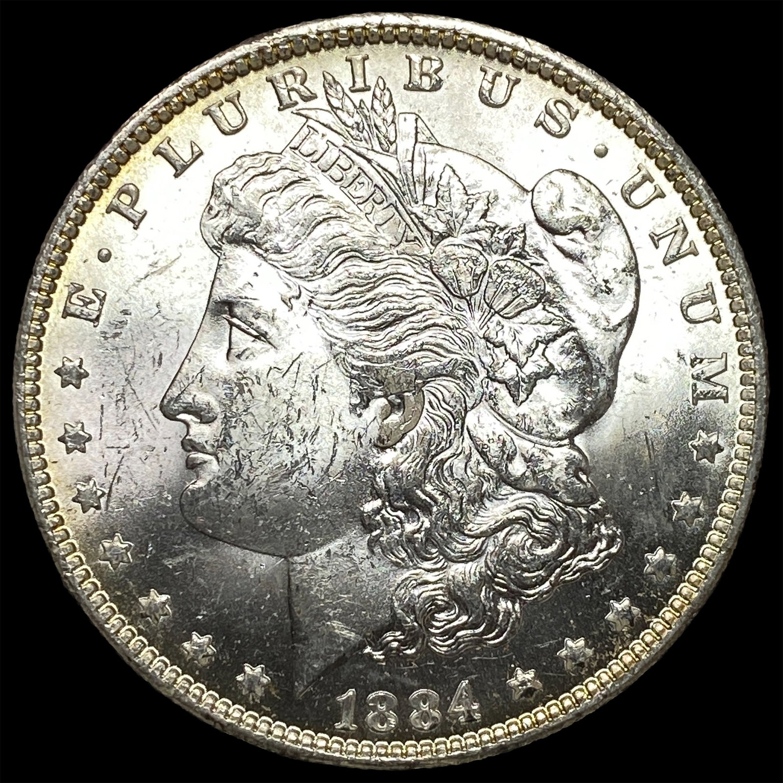 1884-O Silver Morgan Dollar CHOICE BU (1 of 2)