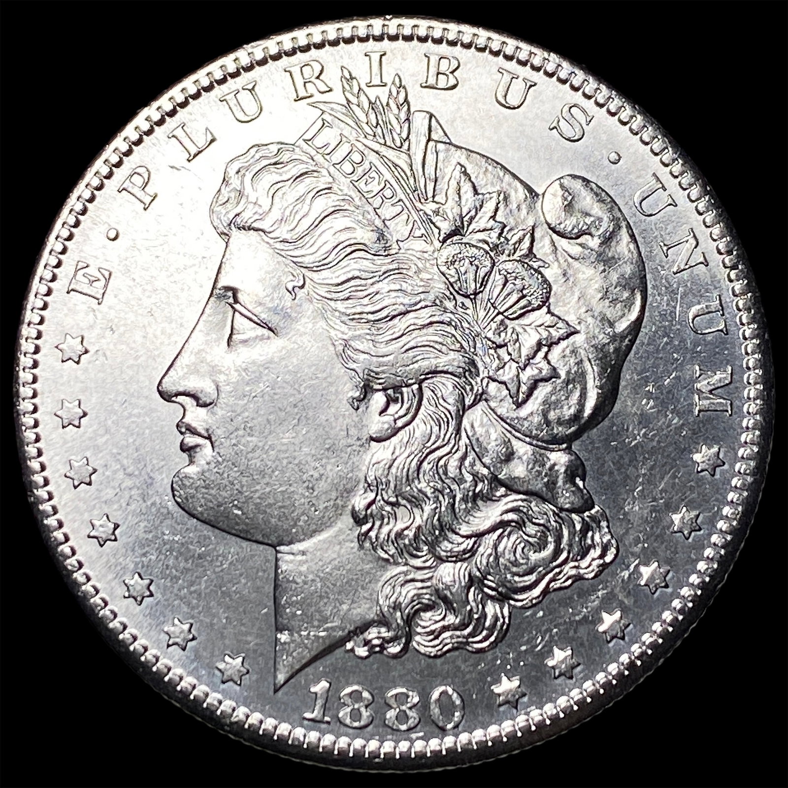 1880-S Silver Morgan Dollar GEM BU (1 of 2)