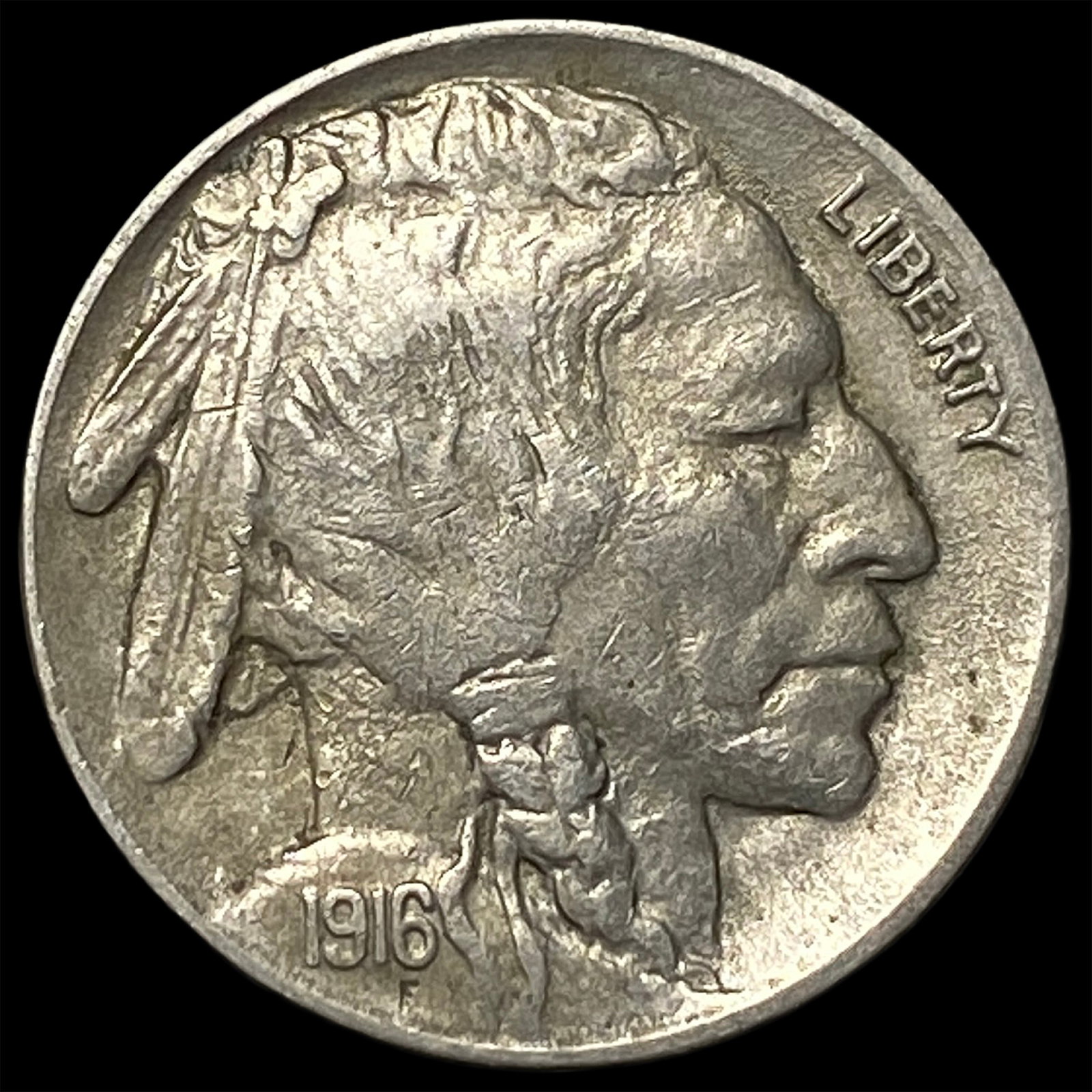 1916-D Buffalo Nickel CLOSELY UNCIRCULATED (1 of 2)