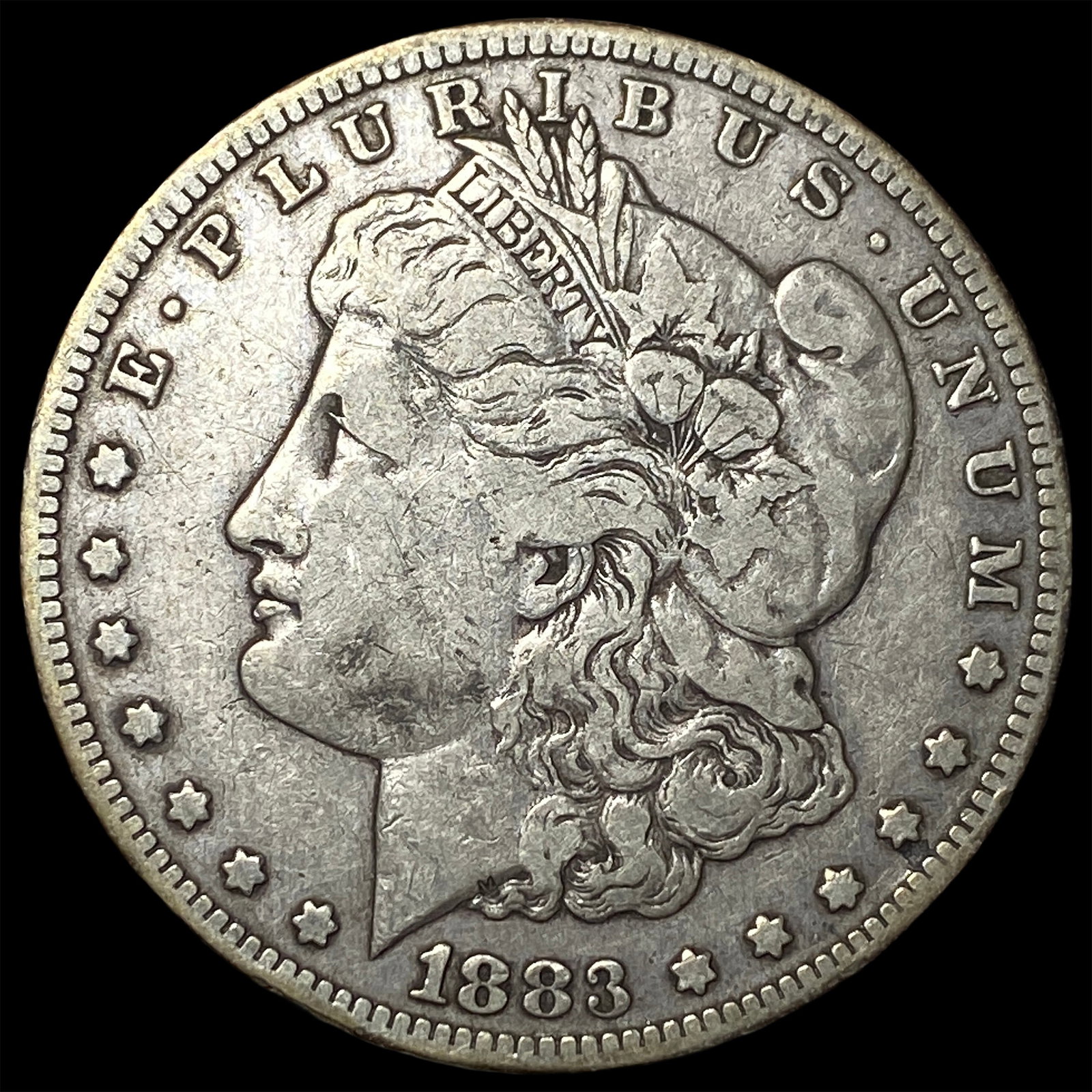 1883-CC Silver Morgan Dollar LIGHTLY CIRCULATED (1 of 2)