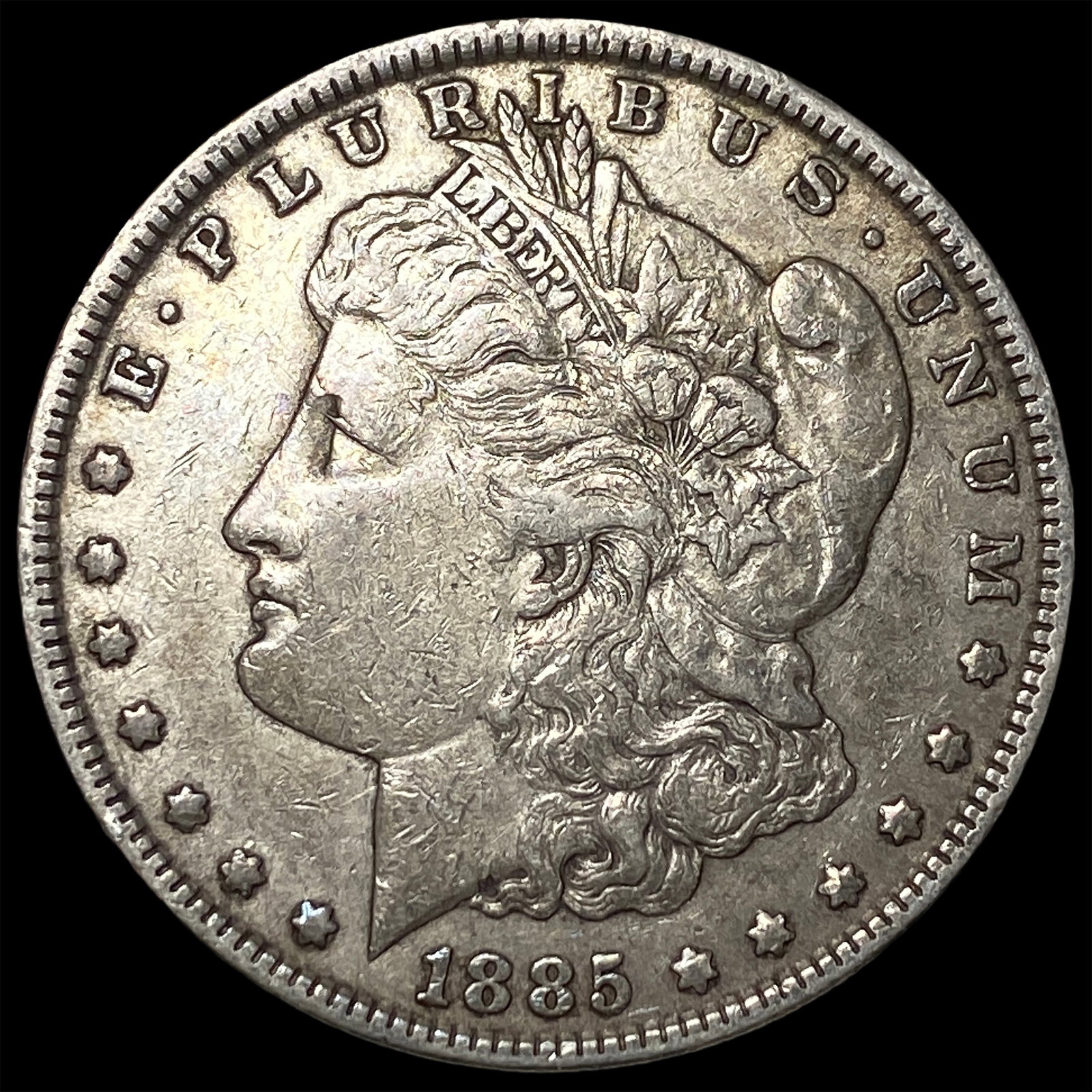 1885 Silver Morgan Dollar NEARLY UNCIRCULATED (1 of 2)