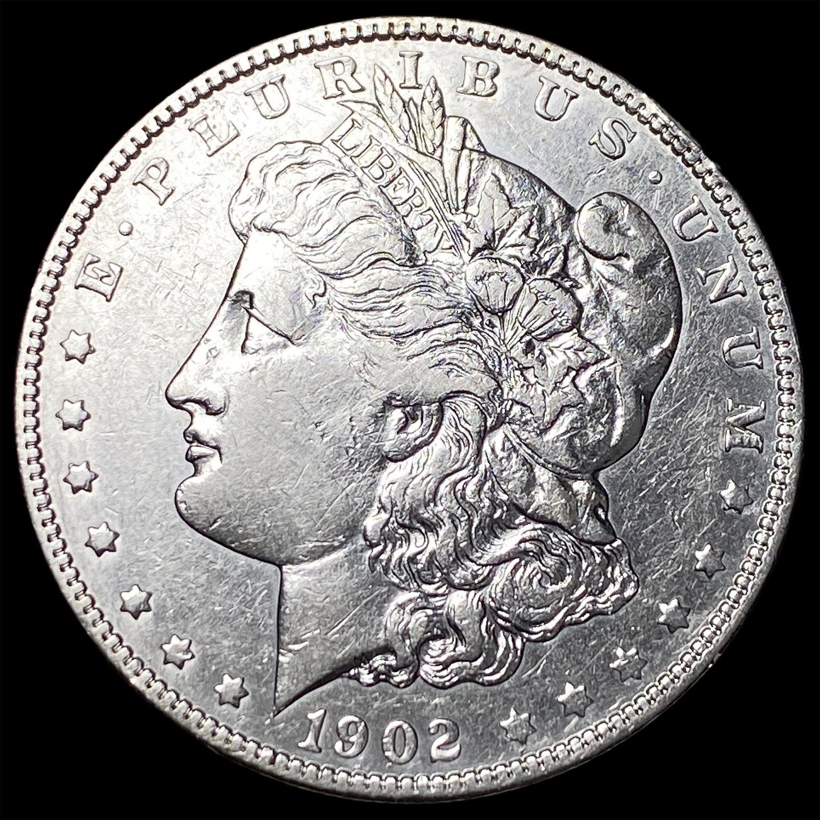 1902 Morgan Silver Dollar CLOSELY UNCIRCULATED: 1902 Morgan Silver Dollar CLOSELY UNCIRCULATED