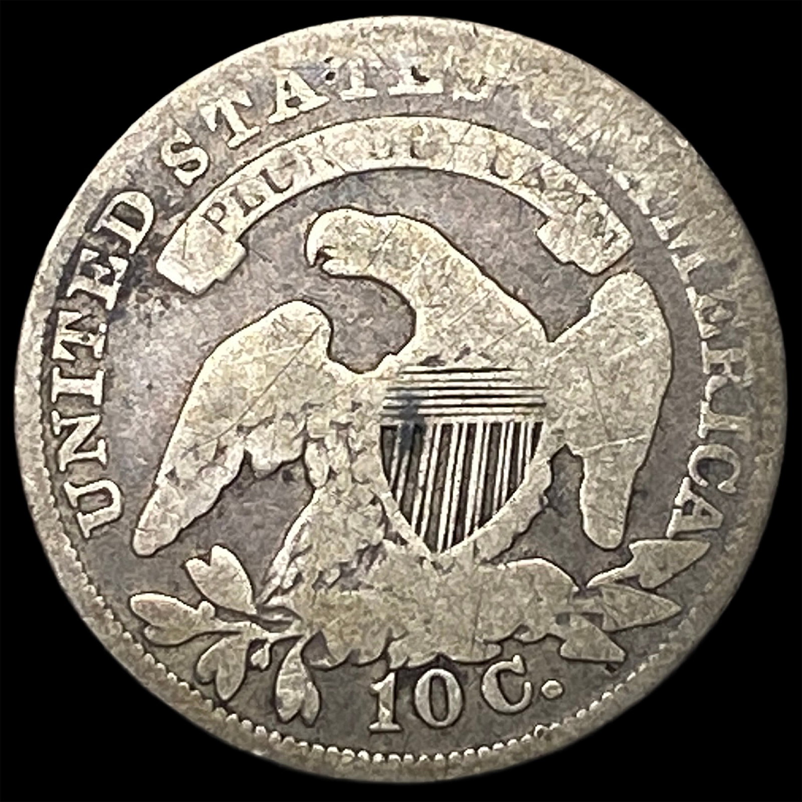 1835 Capped Bust Dime LIGHTLY CIRCULATED - 2