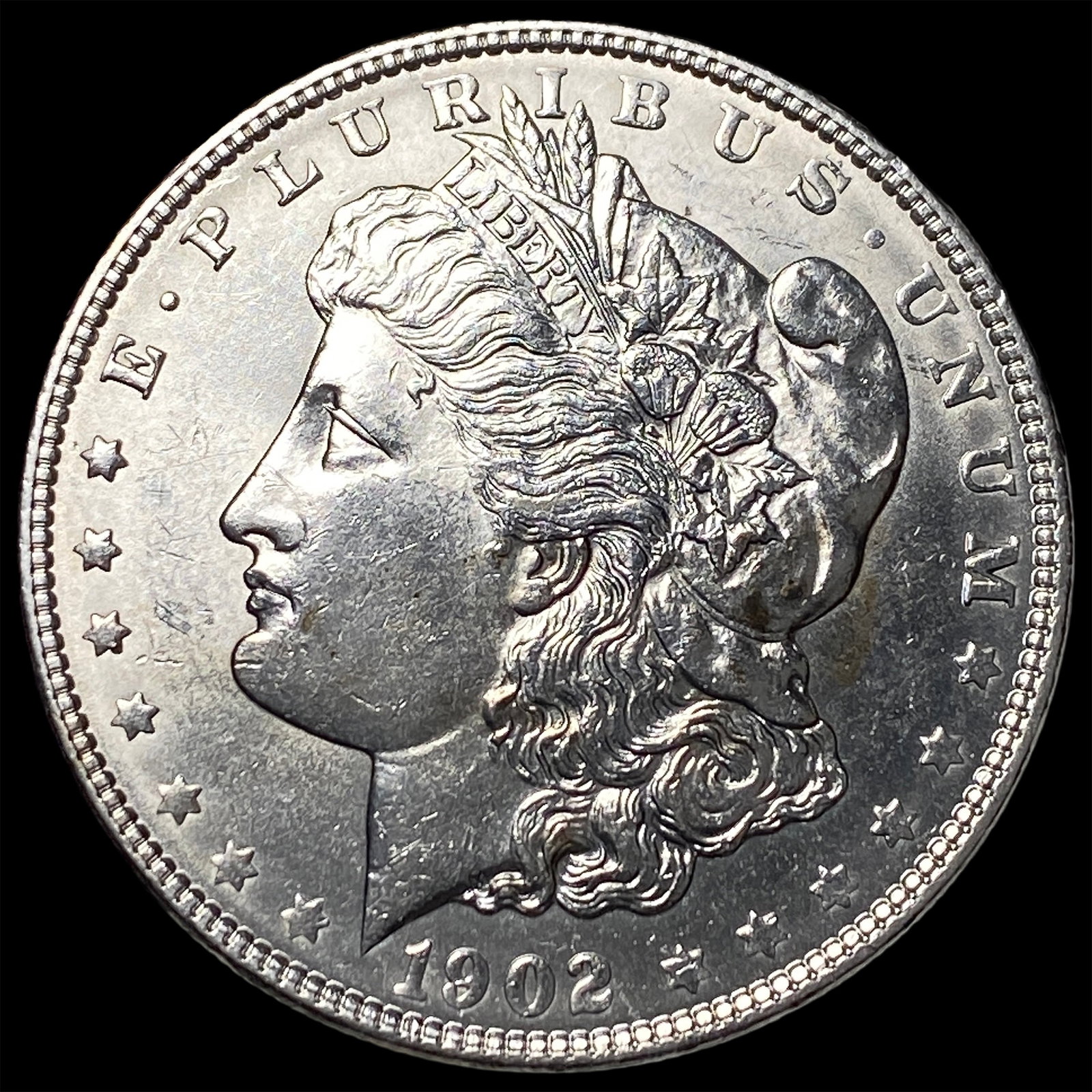 1902 Morgan Silver Dollar GEM BU (1 of 2)