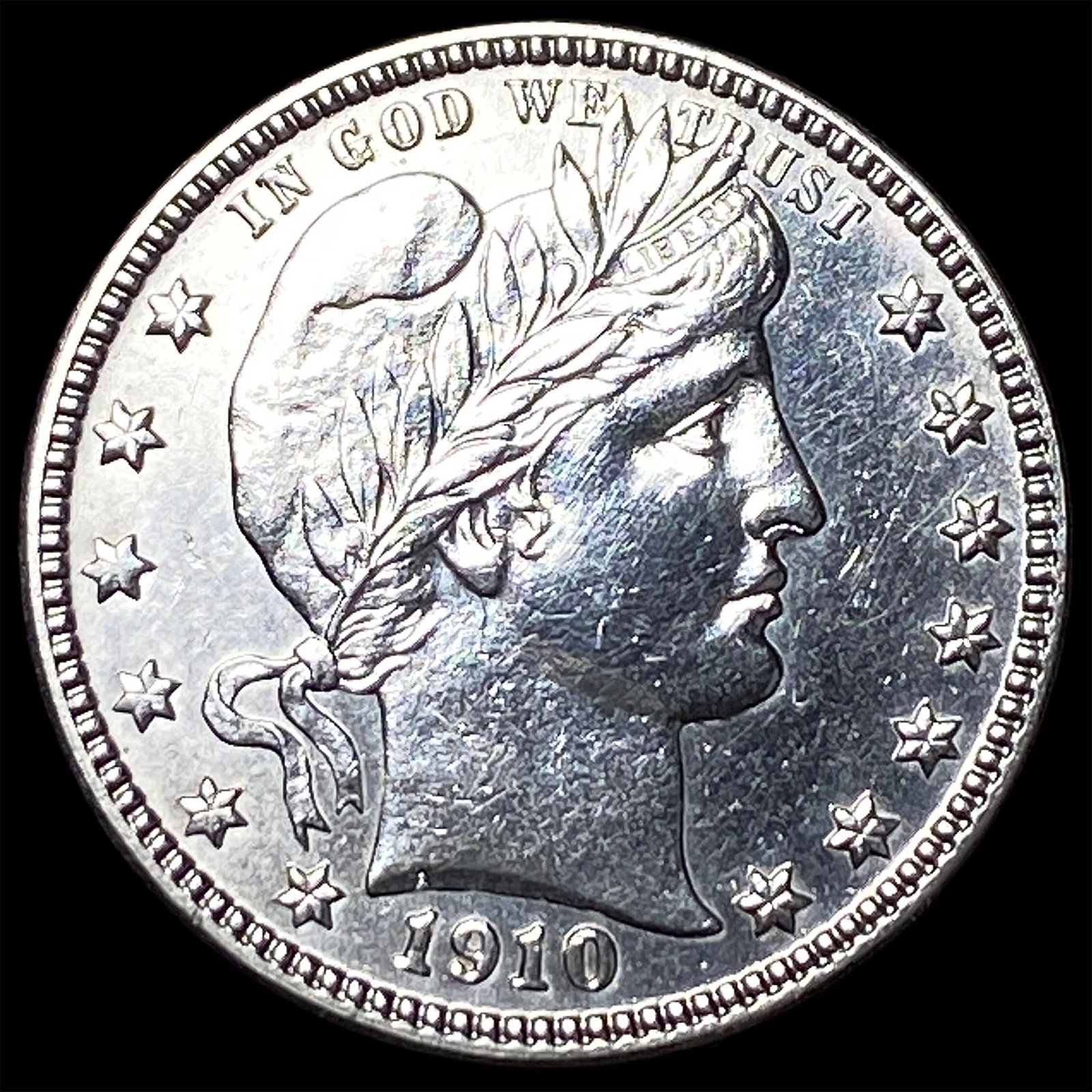 1910-D Barber Silver Quarter UNCIRCULATED: 1910-D Barber Silver Quarter UNCIRCULATED