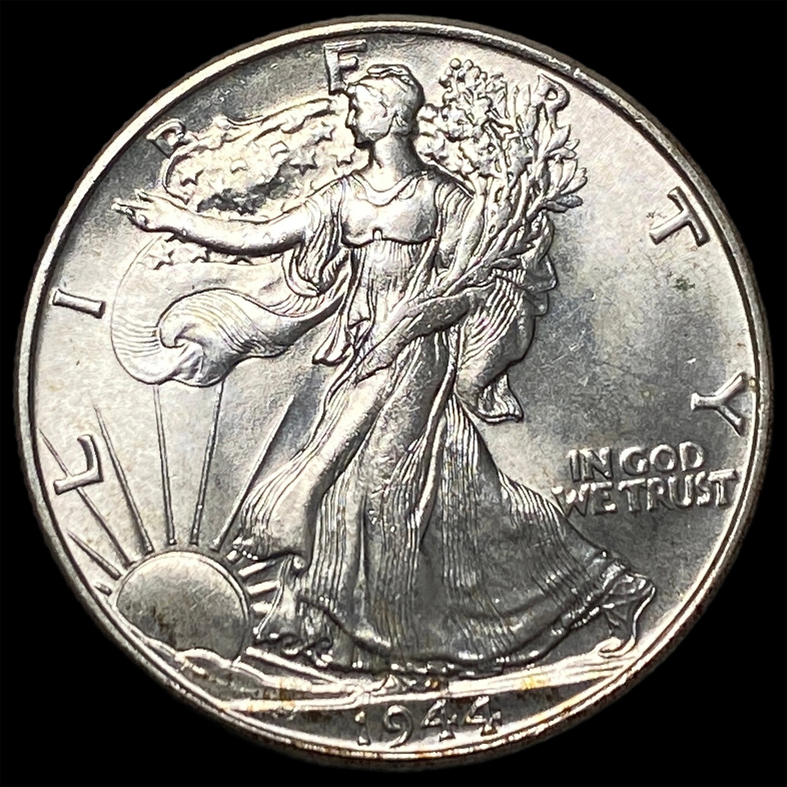 1944 Silver Walking Liberty Half Dollar GEM BU (1 of 2)
