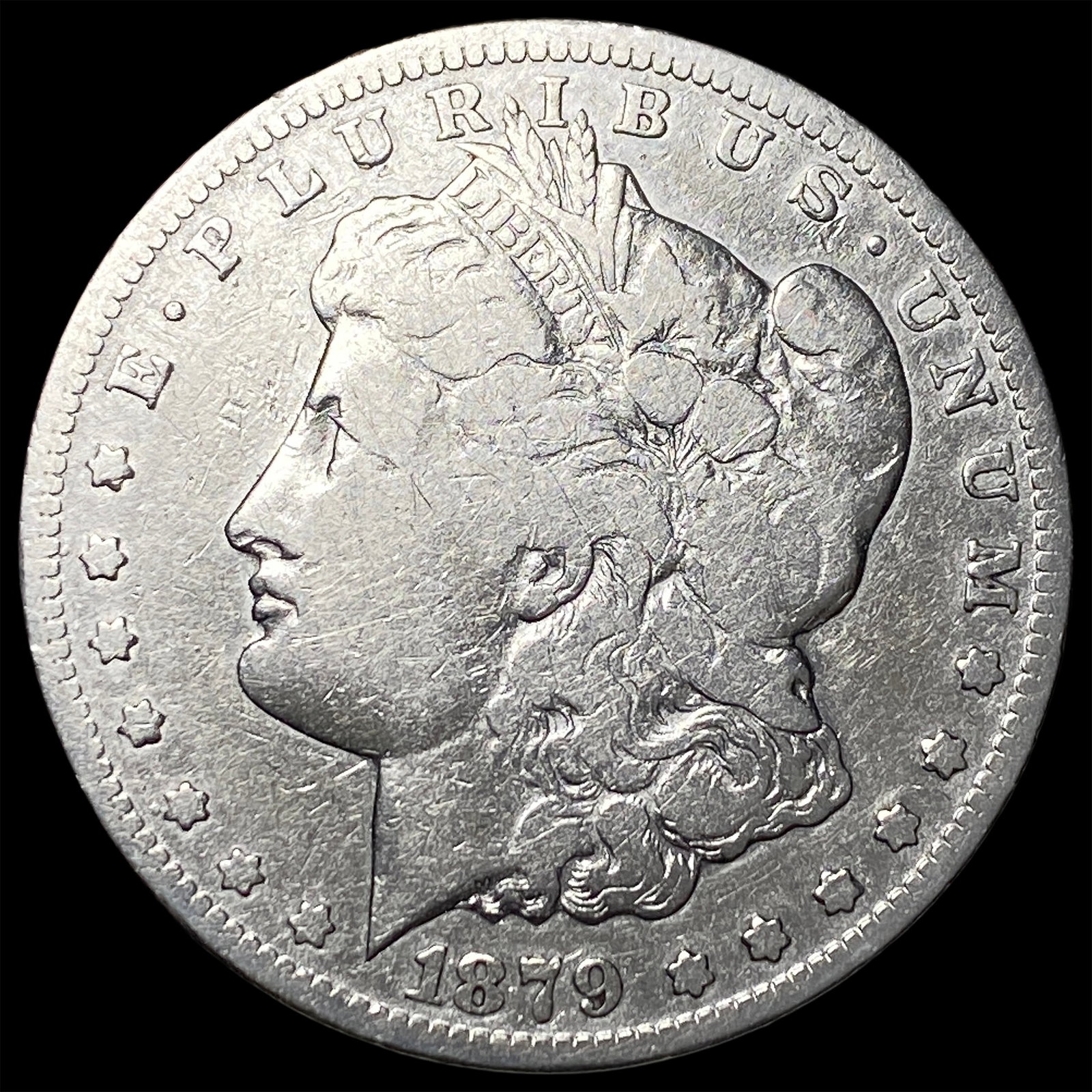 1879-CC Morgan Silver Dollar LIGHTLY CIRCULATED: 1879-CC Morgan Silver Dollar LIGHTLY CIRCULATED