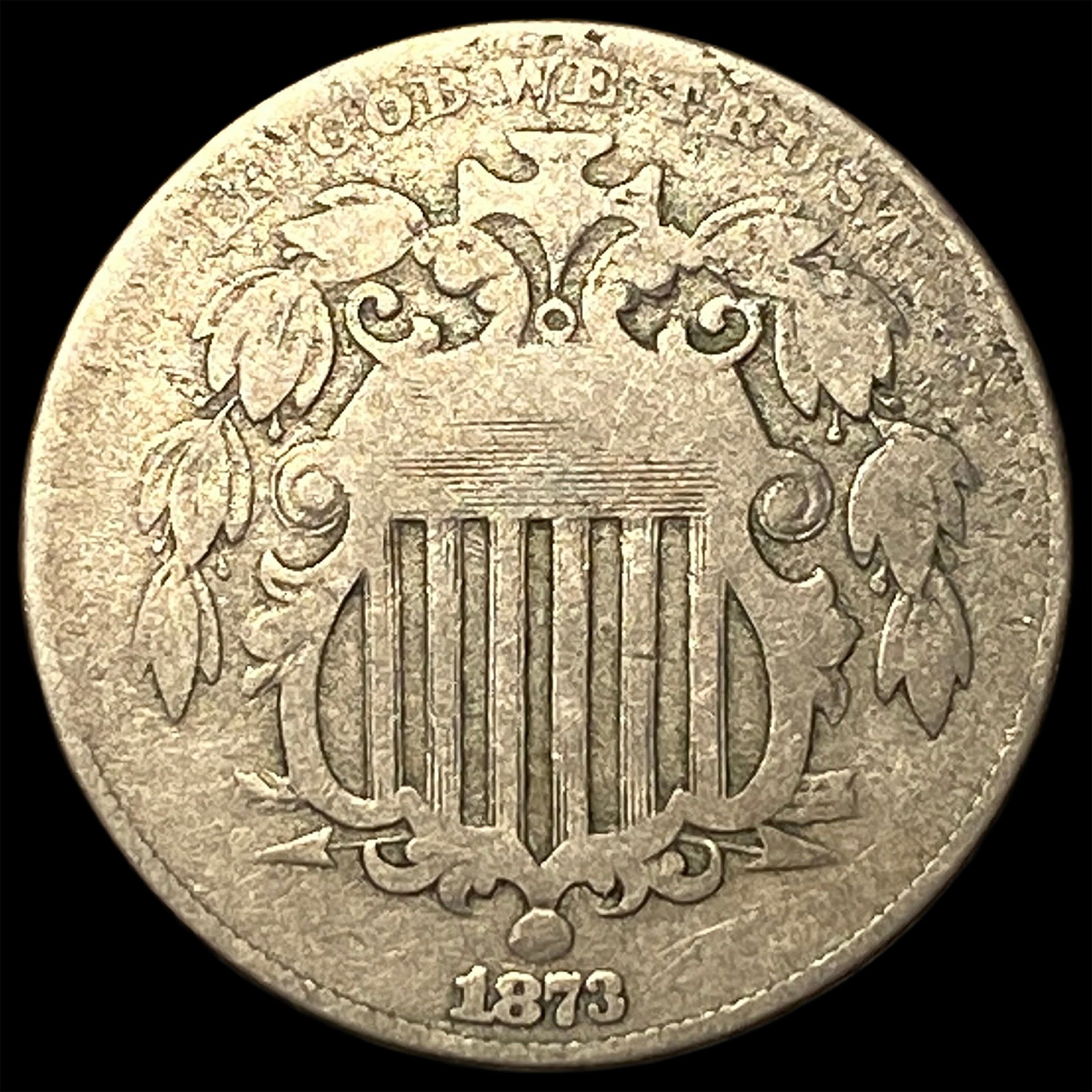 1873 Shield Nickel LIGHTLY CIRCULATED (1 of 2)