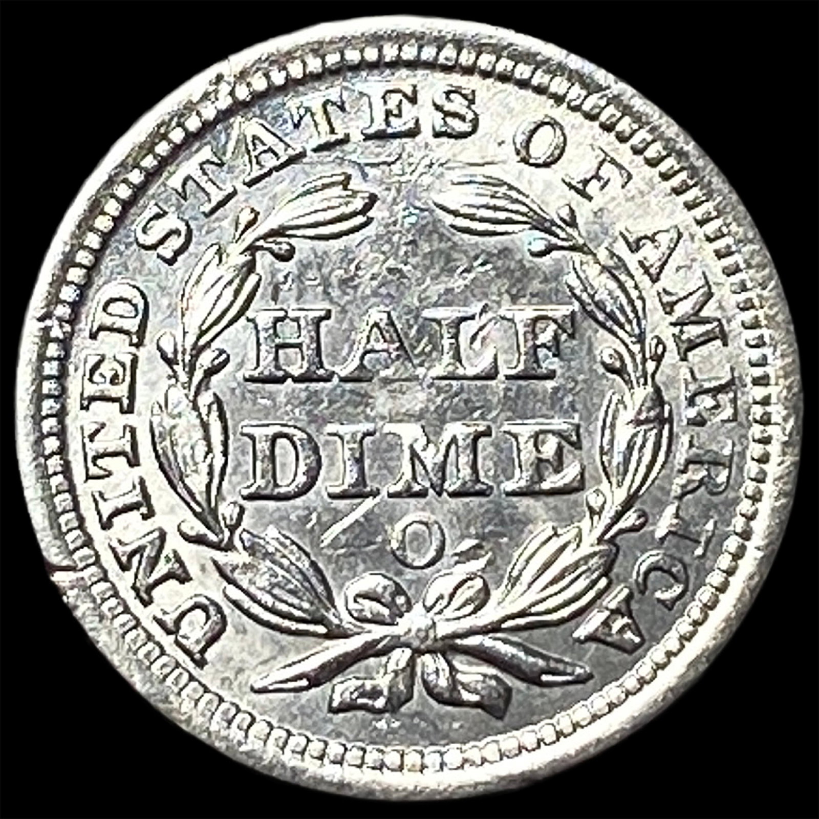 1859-O Silver Seated Liberty Half Dime UNCIRCULATED - 2