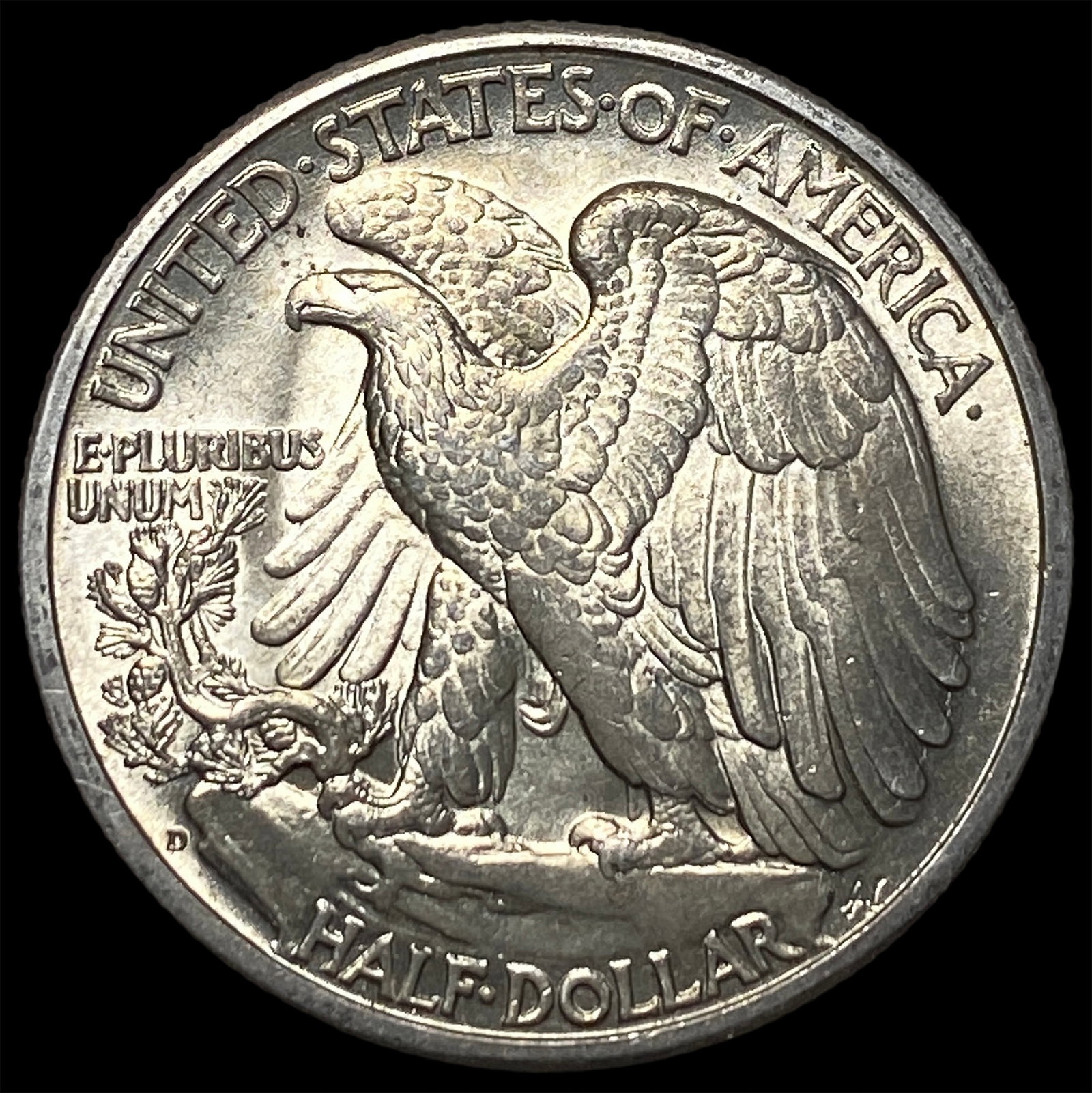 1941-D Silver Walking Liberty Half Dollar GEM BU - 2