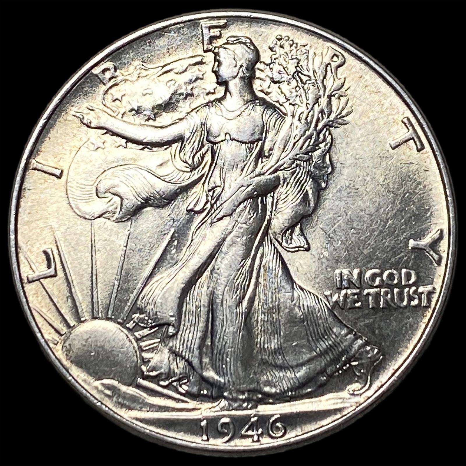1946 Silver Walking Liberty Half Dollar UNCIRCULATED: 1946 Silver Walking Liberty Half Dollar UNCIRCULATED