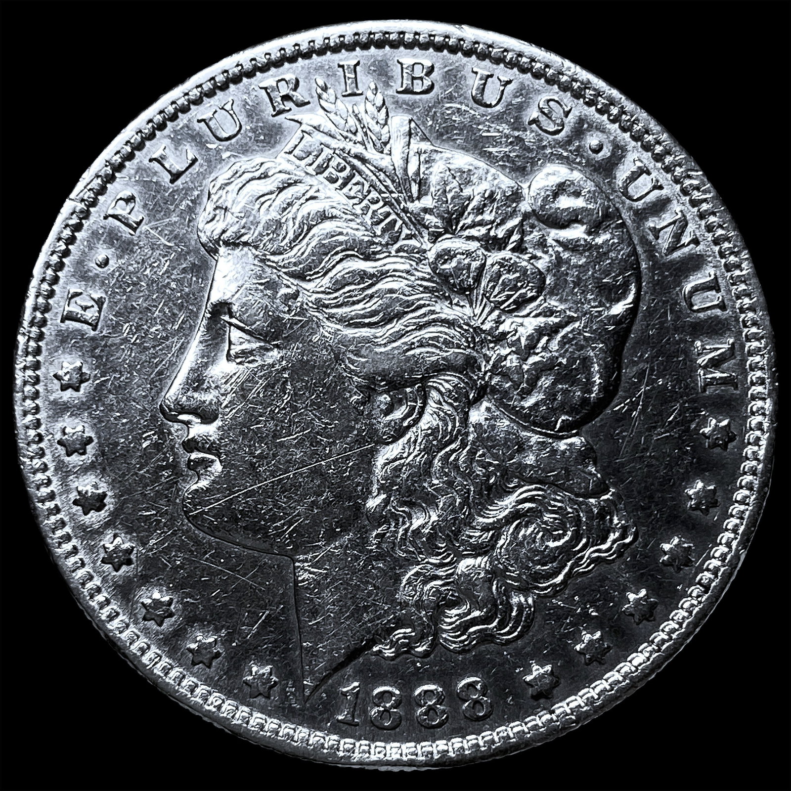 1888-S Silver Morgan Dollar CLOSELY UNCIRCULATED (1 of 2)
