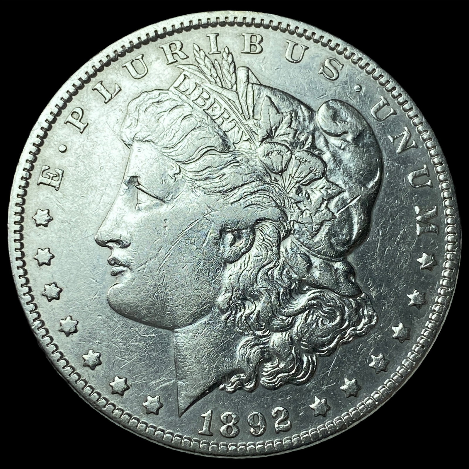 1892 Silver Morgan Dollar NEARLY UNCIRCULATED (1 of 2)