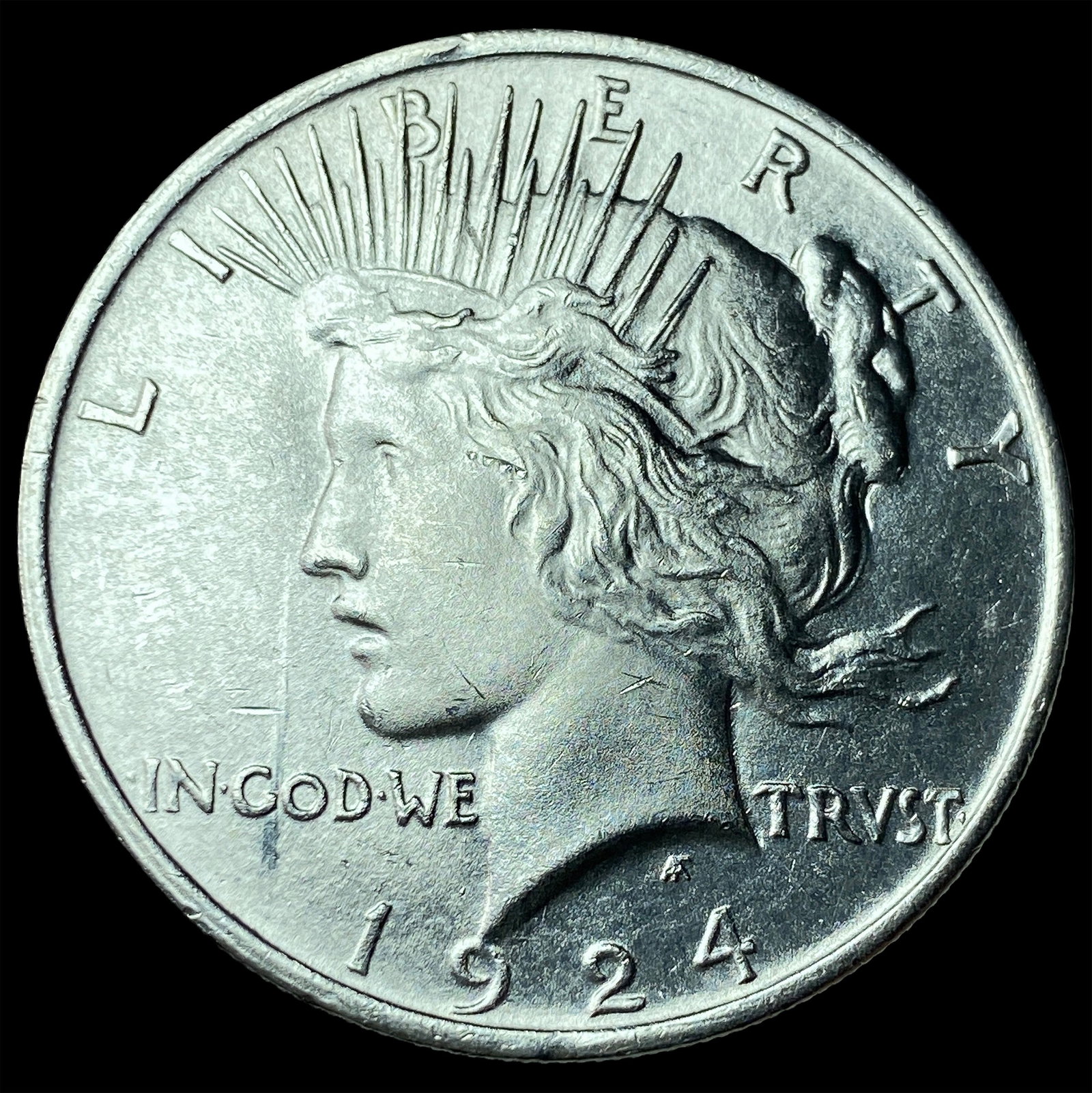 1924 Peace Silver Dollar UNCIRCULATED (1 of 2)