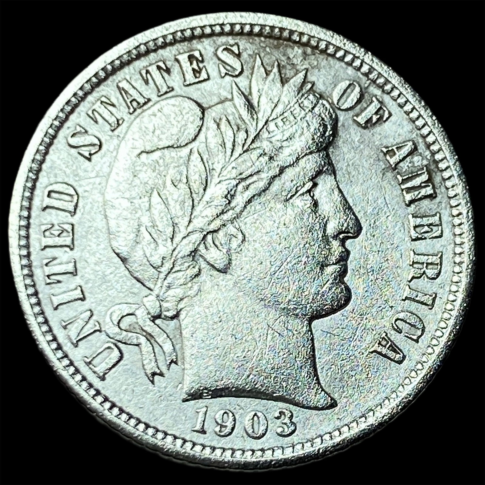 1903-O Silver Barber Dime HIGH GRADE (1 of 2)