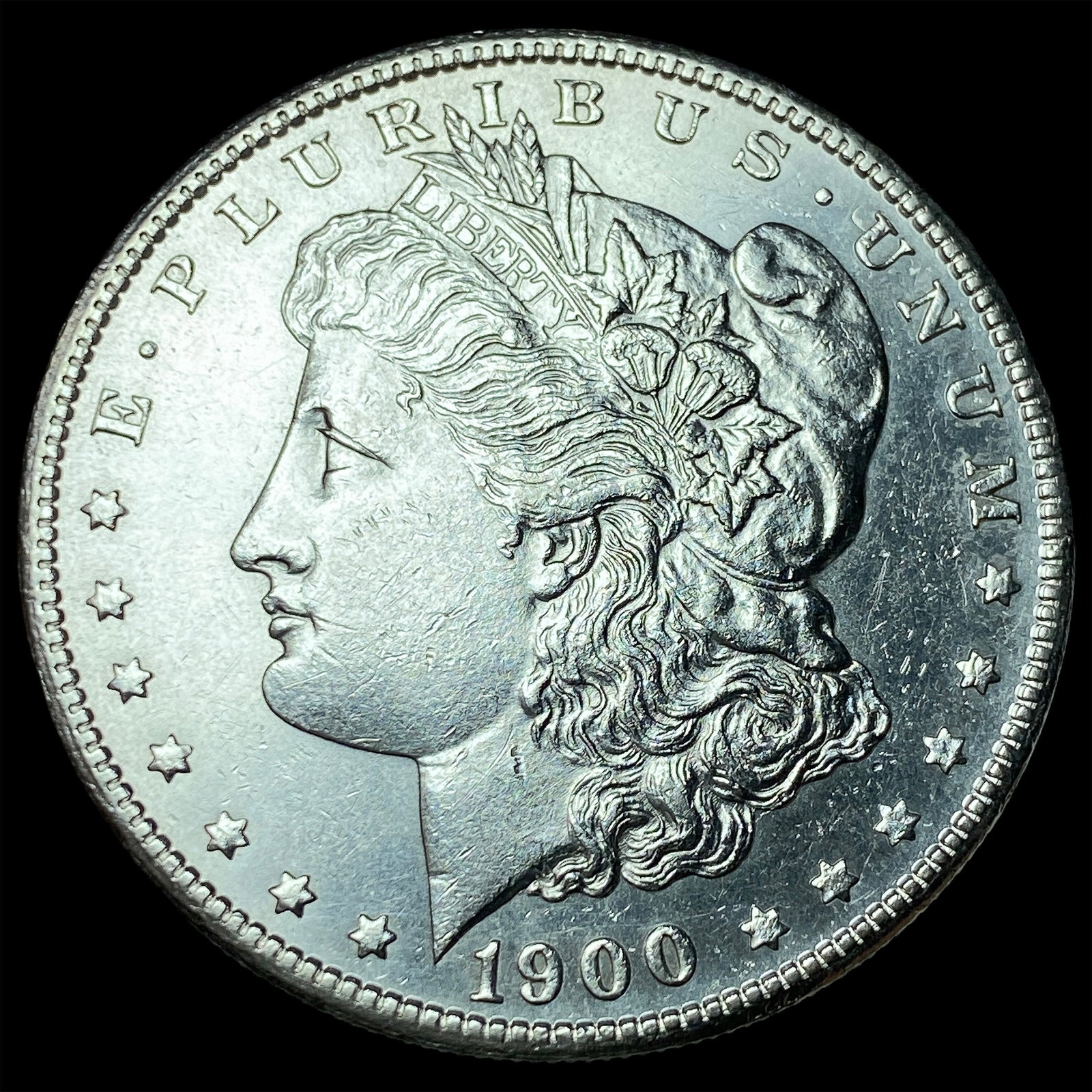 1900-S Silver Morgan Dollar CLOSELY UNCIRCULATED: 1900-S Silver Morgan Dollar CLOSELY UNCIRCULATED