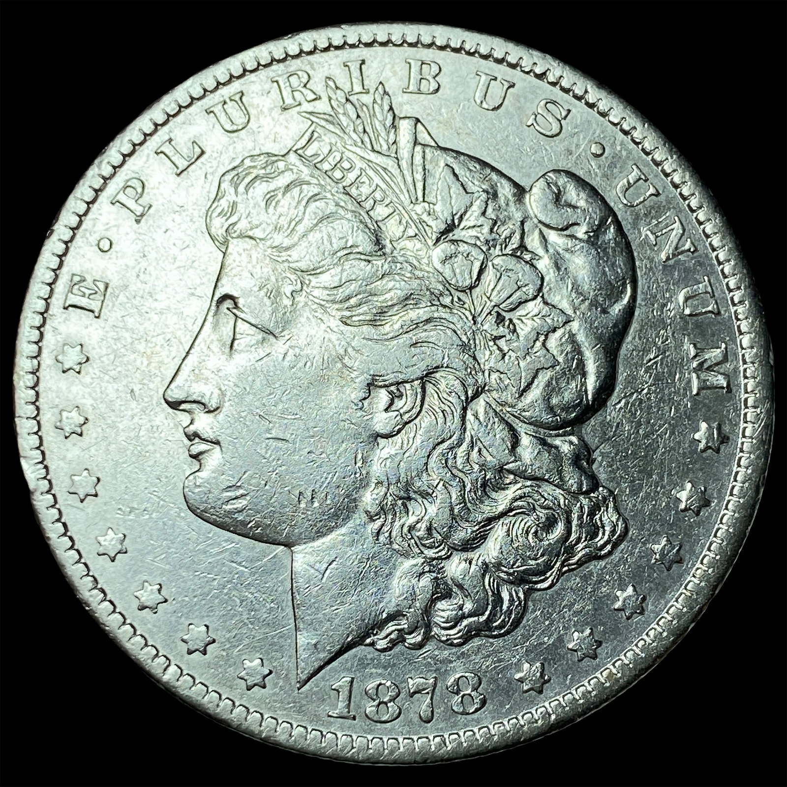 1878-CC Silver Morgan Dollar NEARLY UNCIRCULATED: 1878-CC Silver Morgan Dollar NEARLY UNCIRCULATED