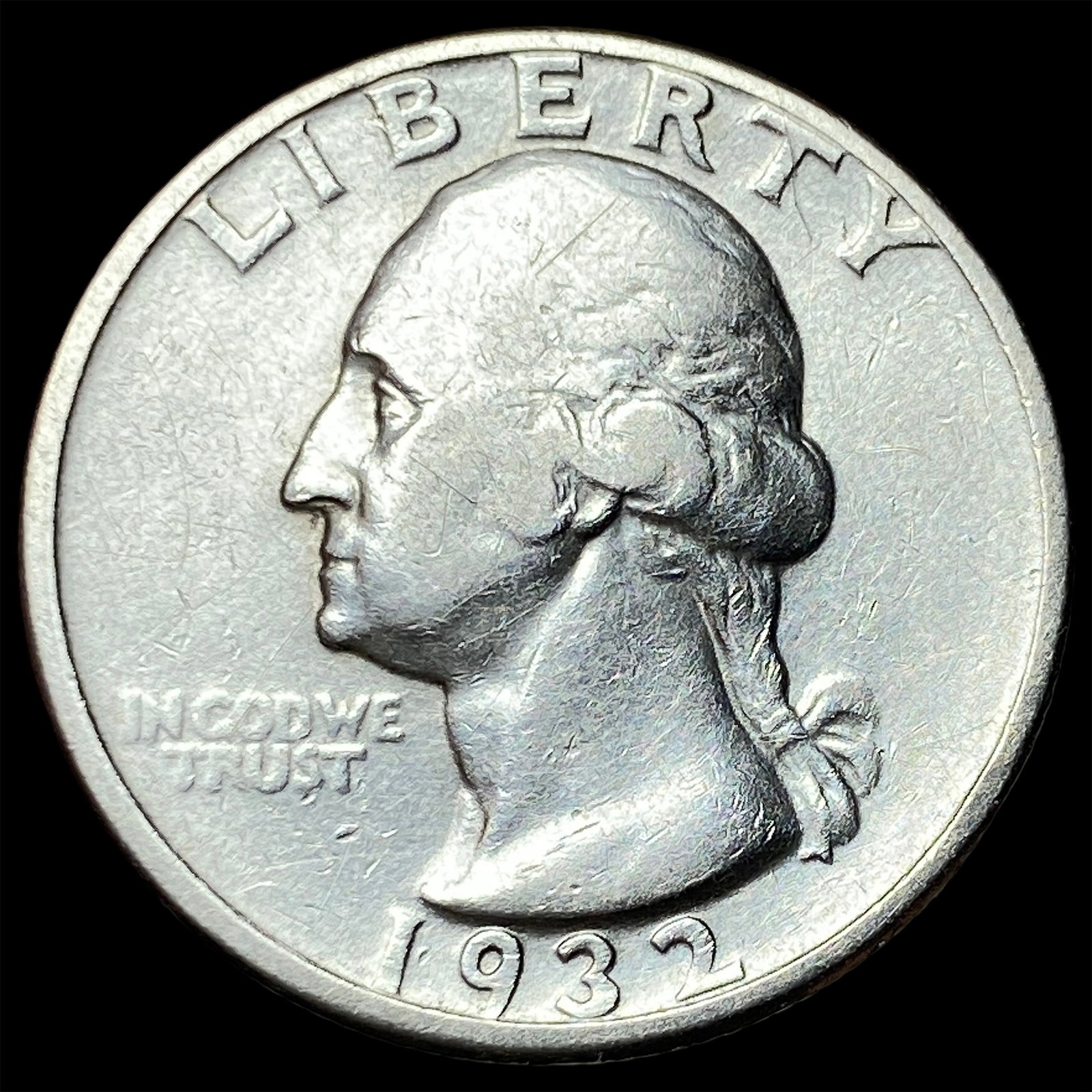 1932-D Silver Washington Quarter NEARLY UNCIRCULATED (1 of 2)