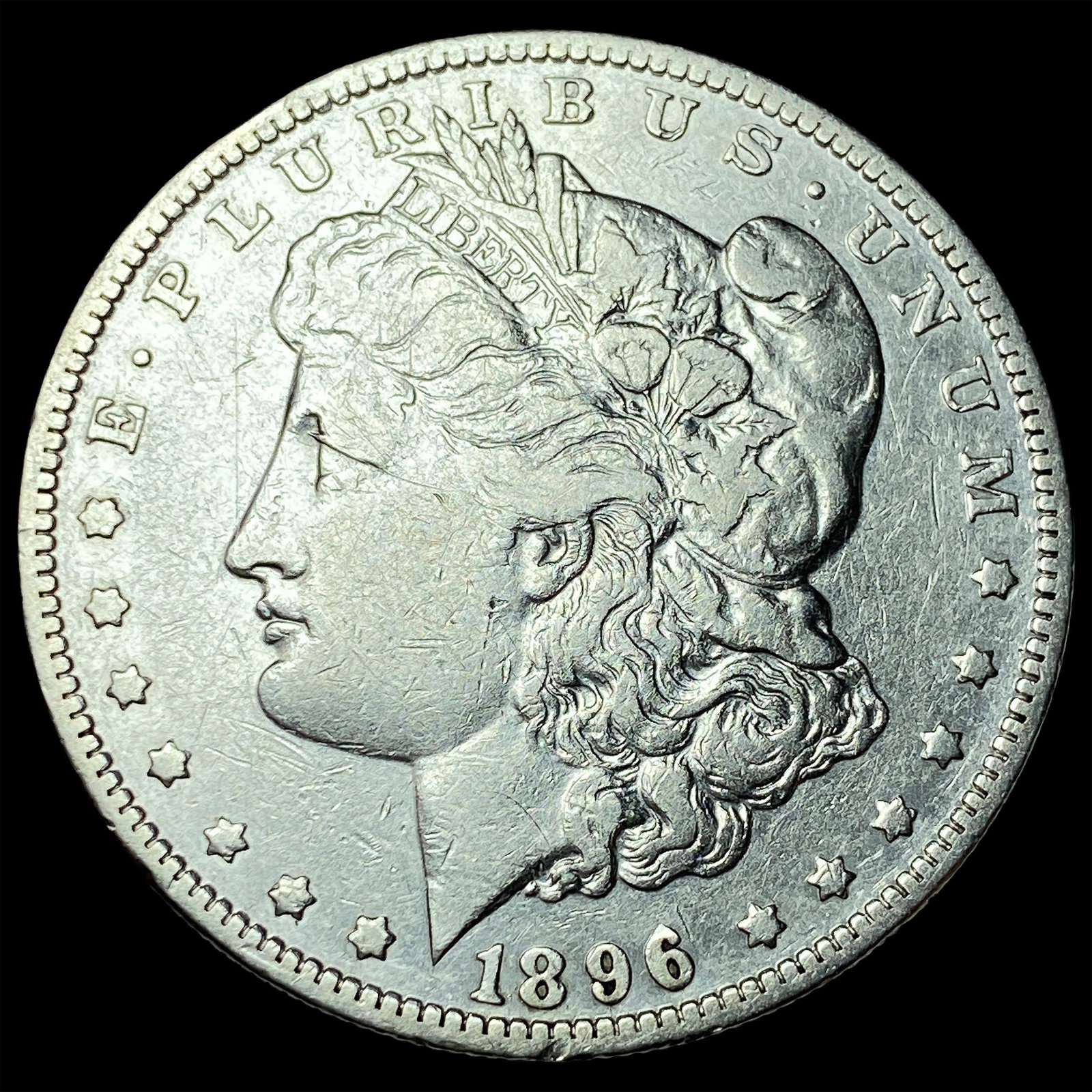1896-O Silver Morgan Dollar NEARLY UNCIRCULATED: 1896-O Silver Morgan Dollar NEARLY UNCIRCULATED