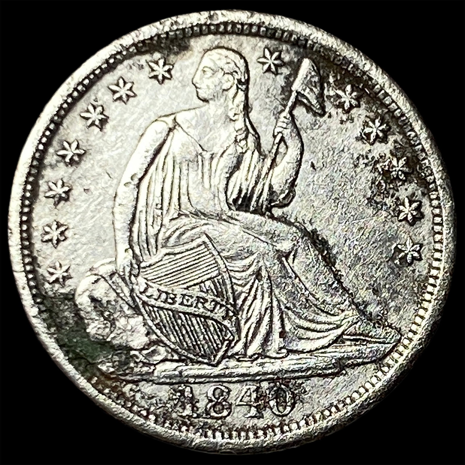 1840 Seated Liberty Half Dime HIGH GRADE: 1840 Seated Liberty Half Dime HIGH GRADE