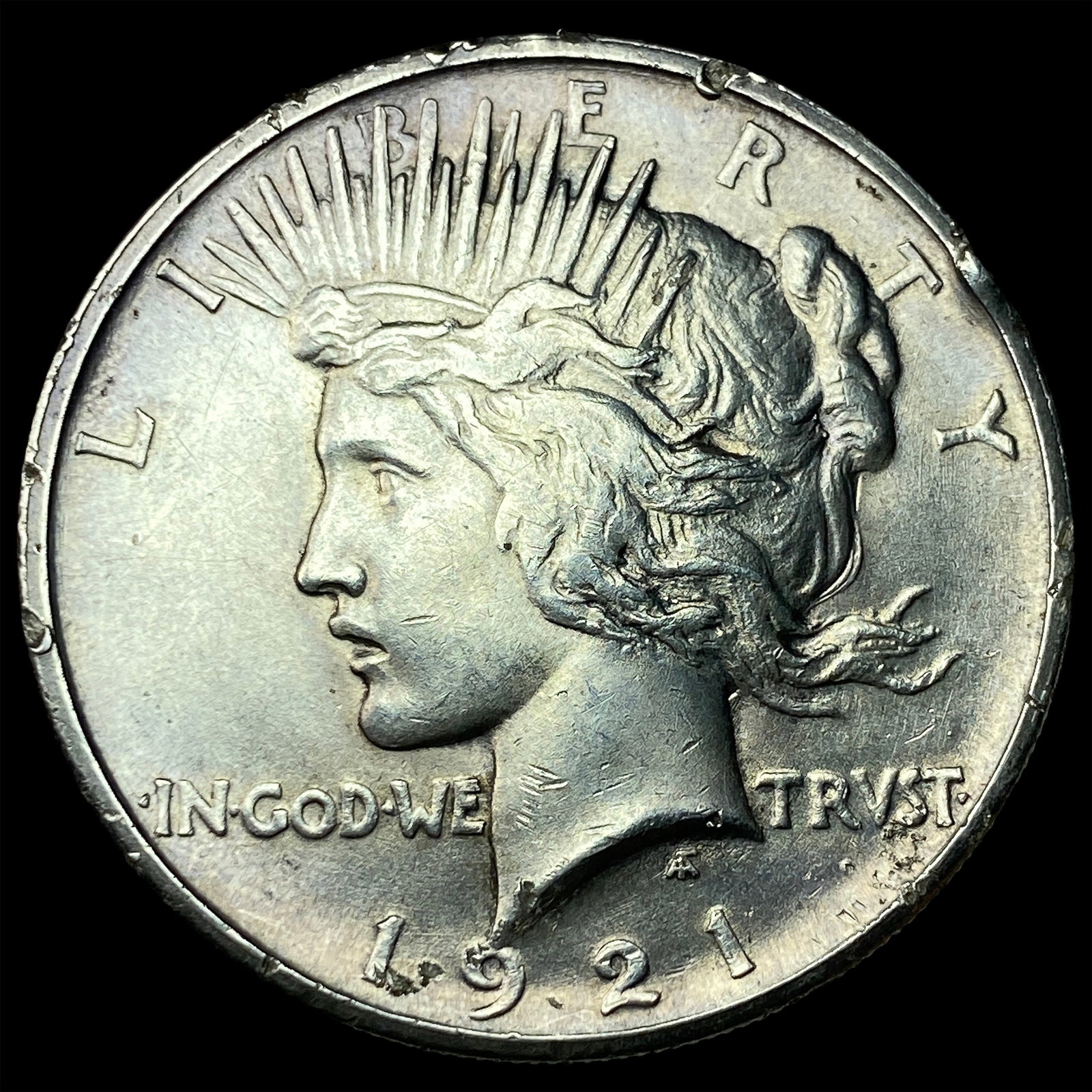 1921 Silver Peace Dollar CLOSELY UNCIRCULATED: 1921 Silver Peace Dollar CLOSELY UNCIRCULATED