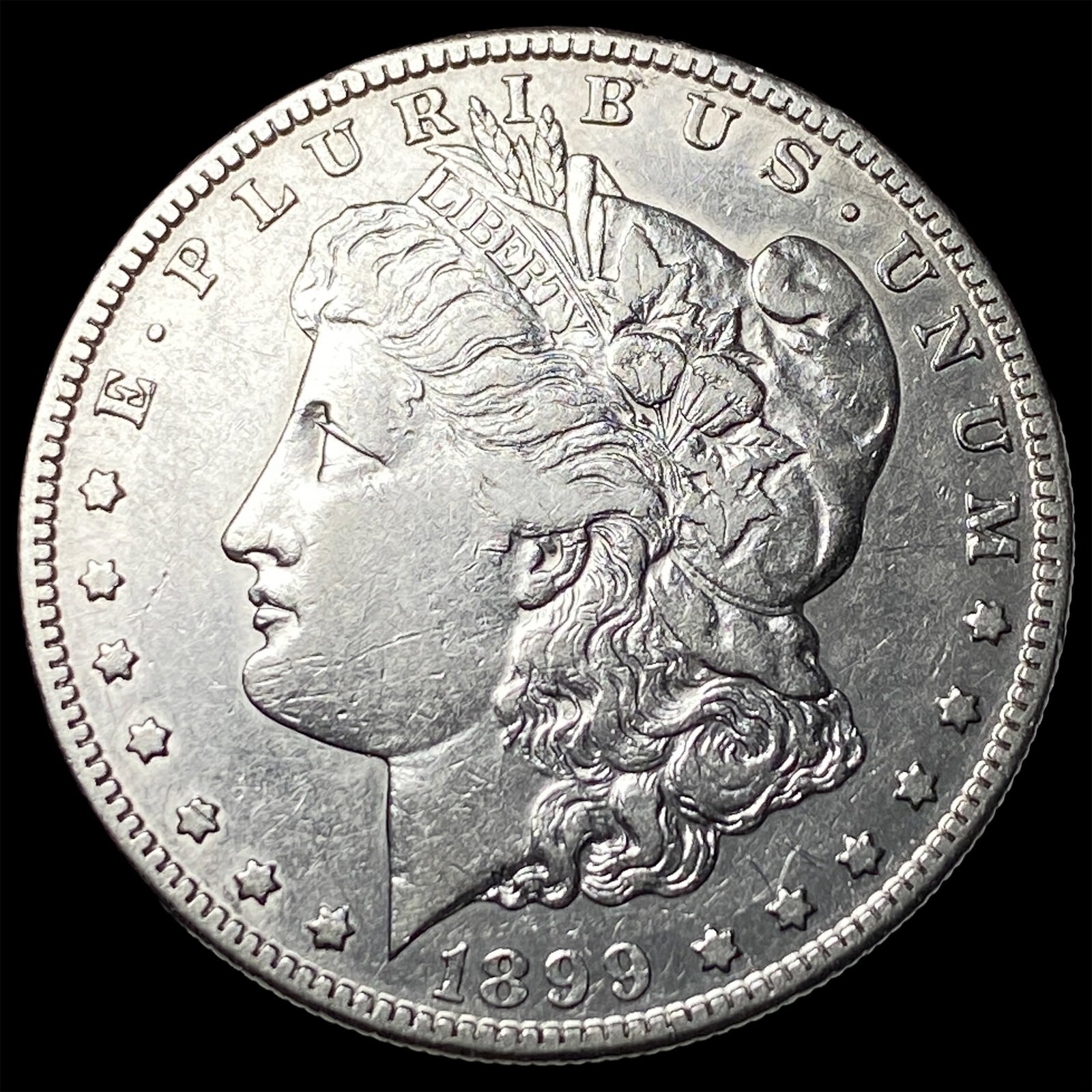 1899-S Silver Morgan Dollar NEARLY UNCIRCULATED (1 of 2)