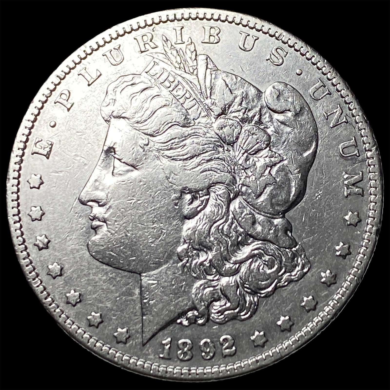 1892-S Morgan Silver Dollar NEARLY UNCIRCULATED (1 of 2)