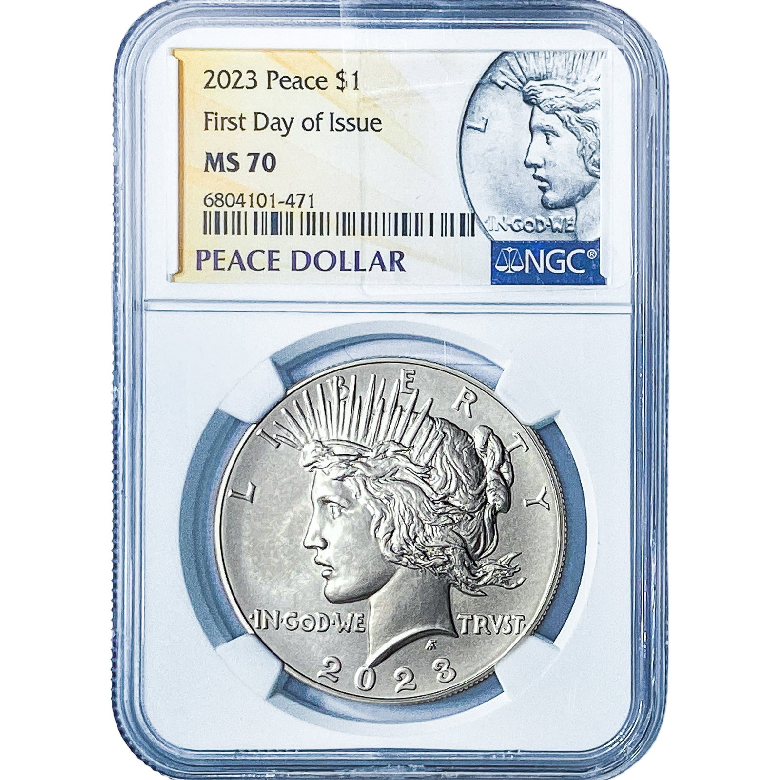 2023 Silver Peace Dollar NGC MS70: 2023 Silver Peace Dollar NGC MS70