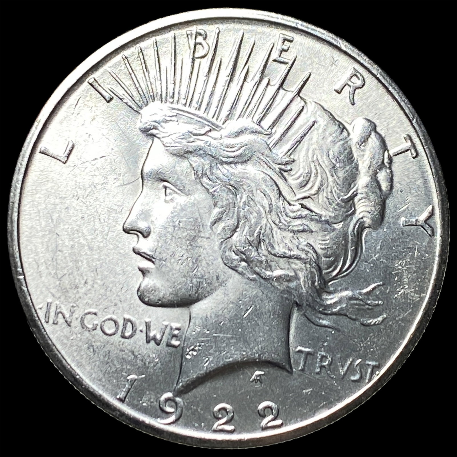 1922-S Silver Peace Dollar UNCIRCULATED: 1922-S Silver Peace Dollar UNCIRCULATED