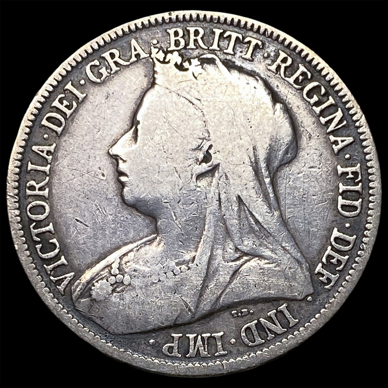 1895 Great Britain Silver 1 Shilling (1 of 2)