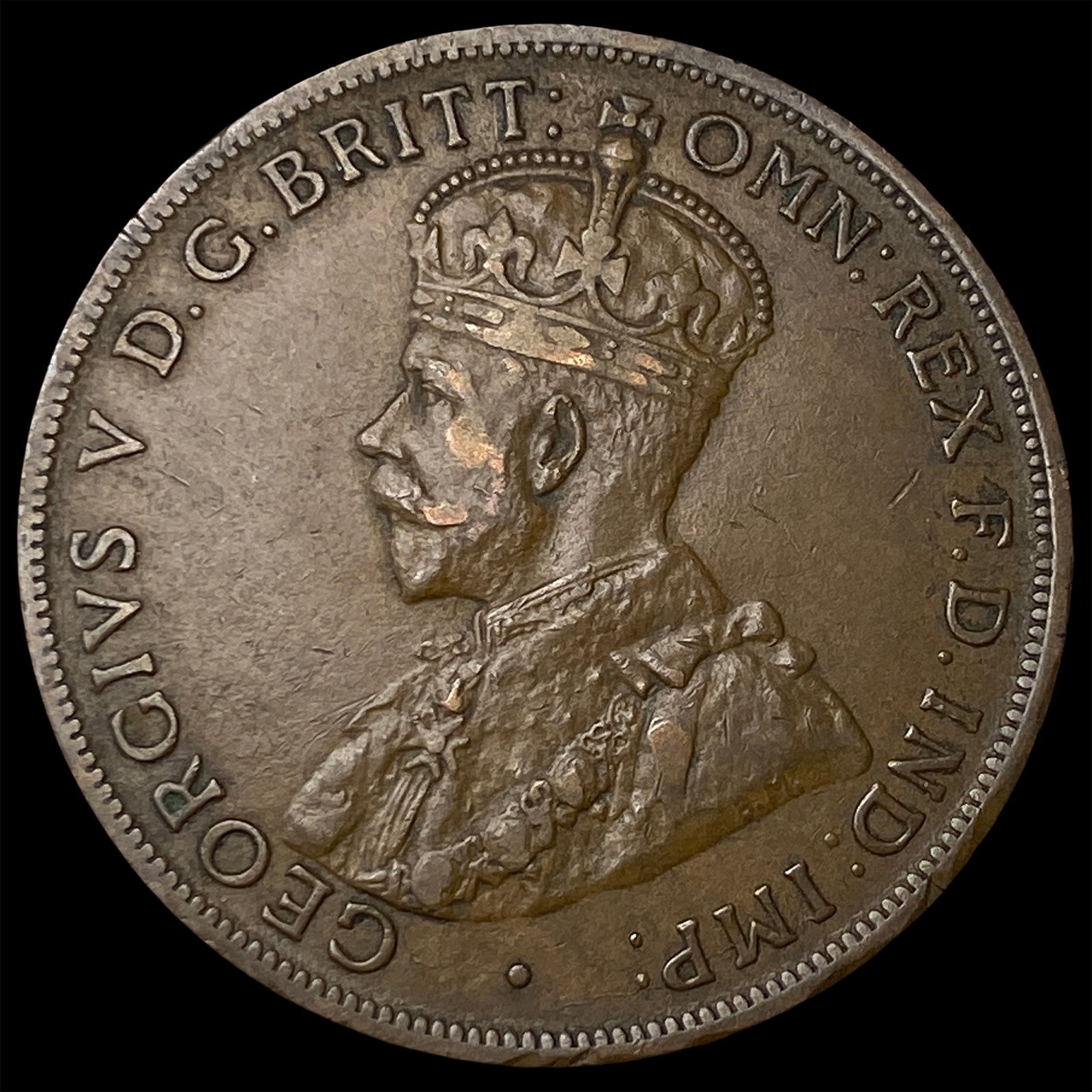 1919 Austrailia 1 Cent: 1919 Austrailia 1 Cent
