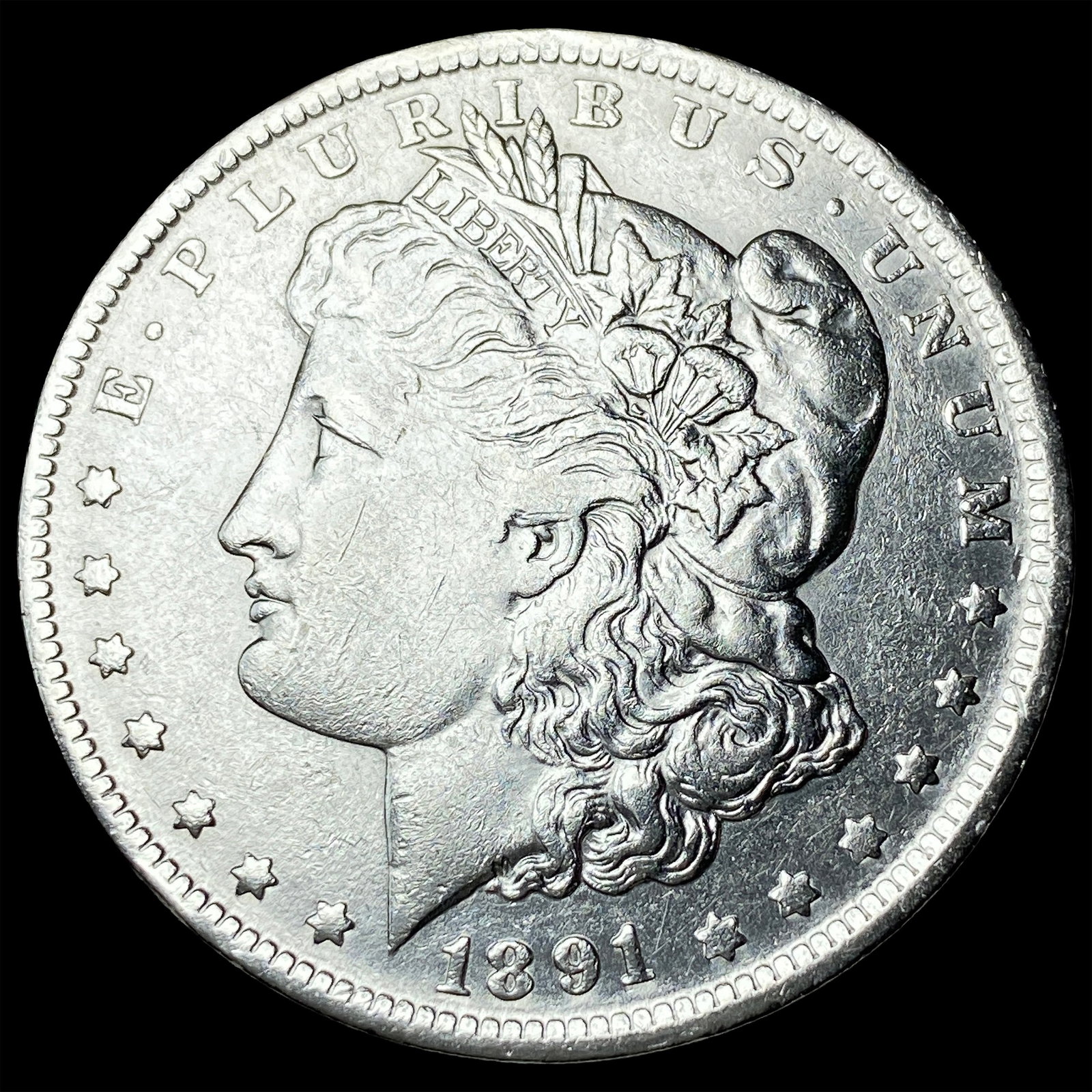 1891-O Silver Morgan Dollar CLOSELY UNCIRCULATED (1 of 2)