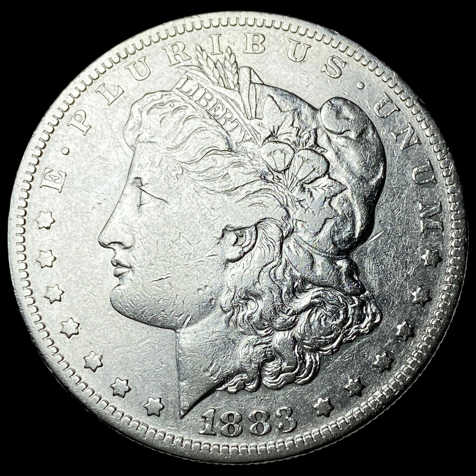 1883-S Silver Morgan Dollar LIGHTLY CIRCULATED: 1883-S Silver Morgan Dollar LIGHTLY CIRCULATED