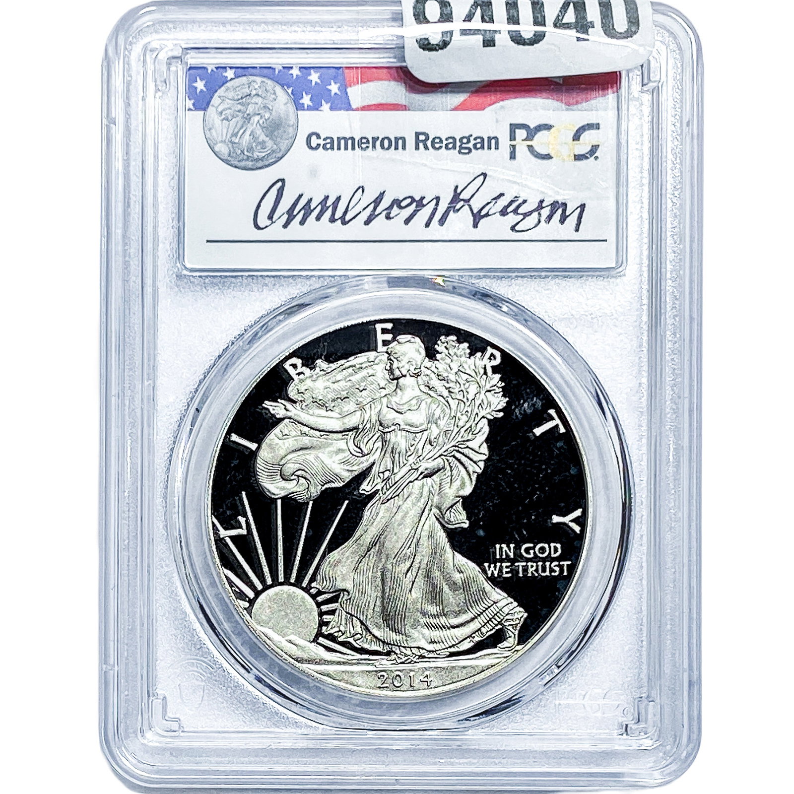 2014-W Silver Eagle PCGS PR69 DCAM: 2014-W Silver Eagle PCGS PR69 DCAM