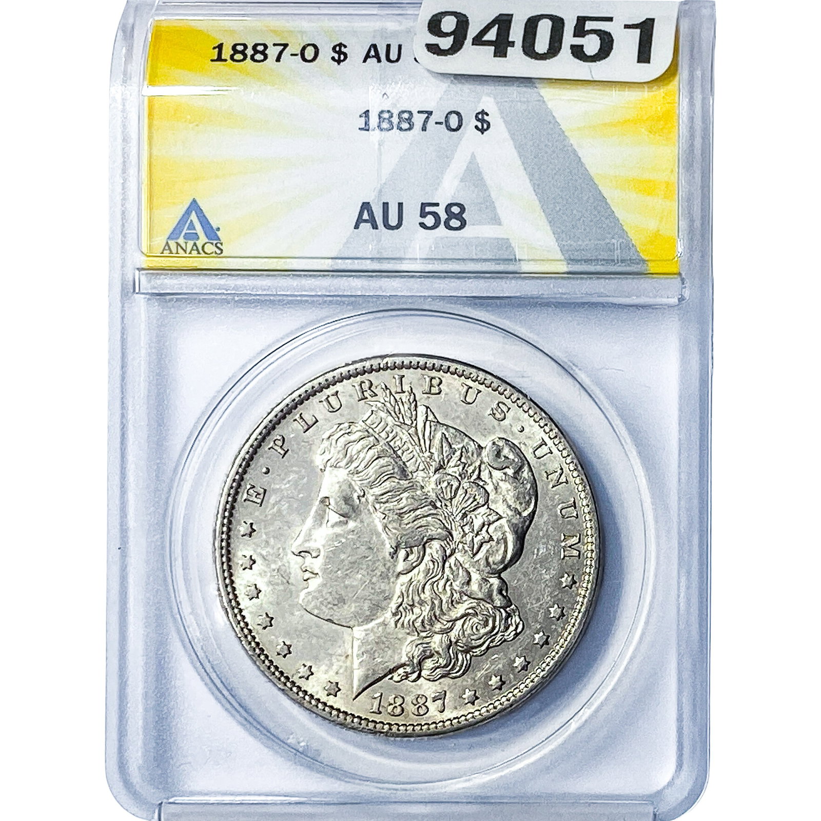 1887-O Morgan Silver Dollar ANACS AU58 (1 of 2)