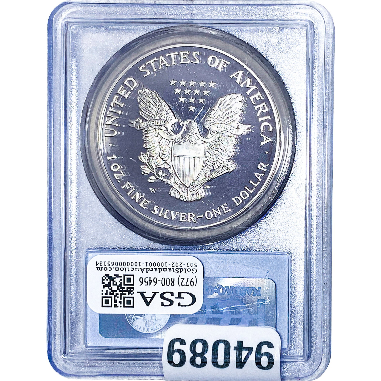 2002-W Silver Eagle PCGS PR69 DCAM - 2