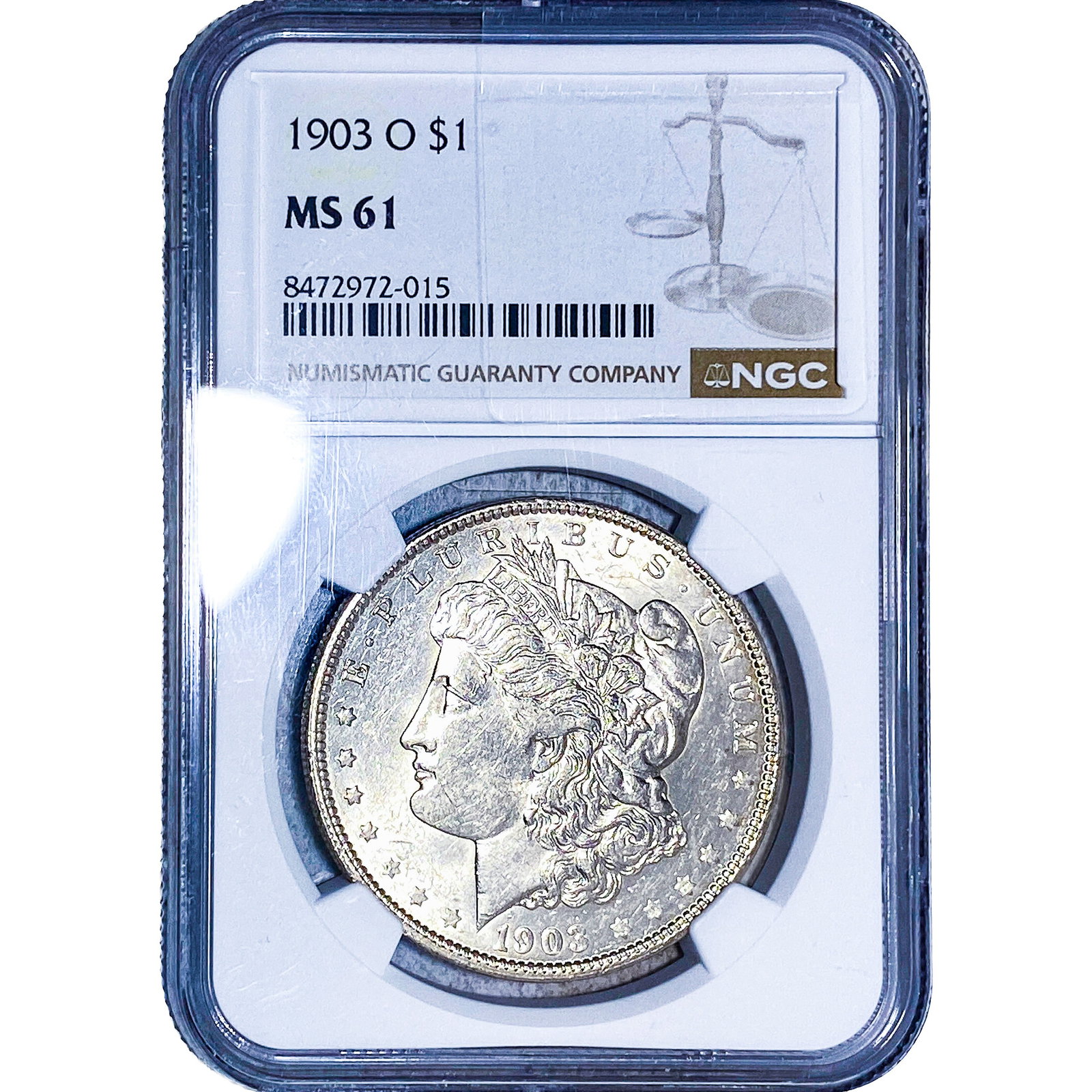 1903-O Morgan Silver Dollar NGC MS61 (1 of 2)