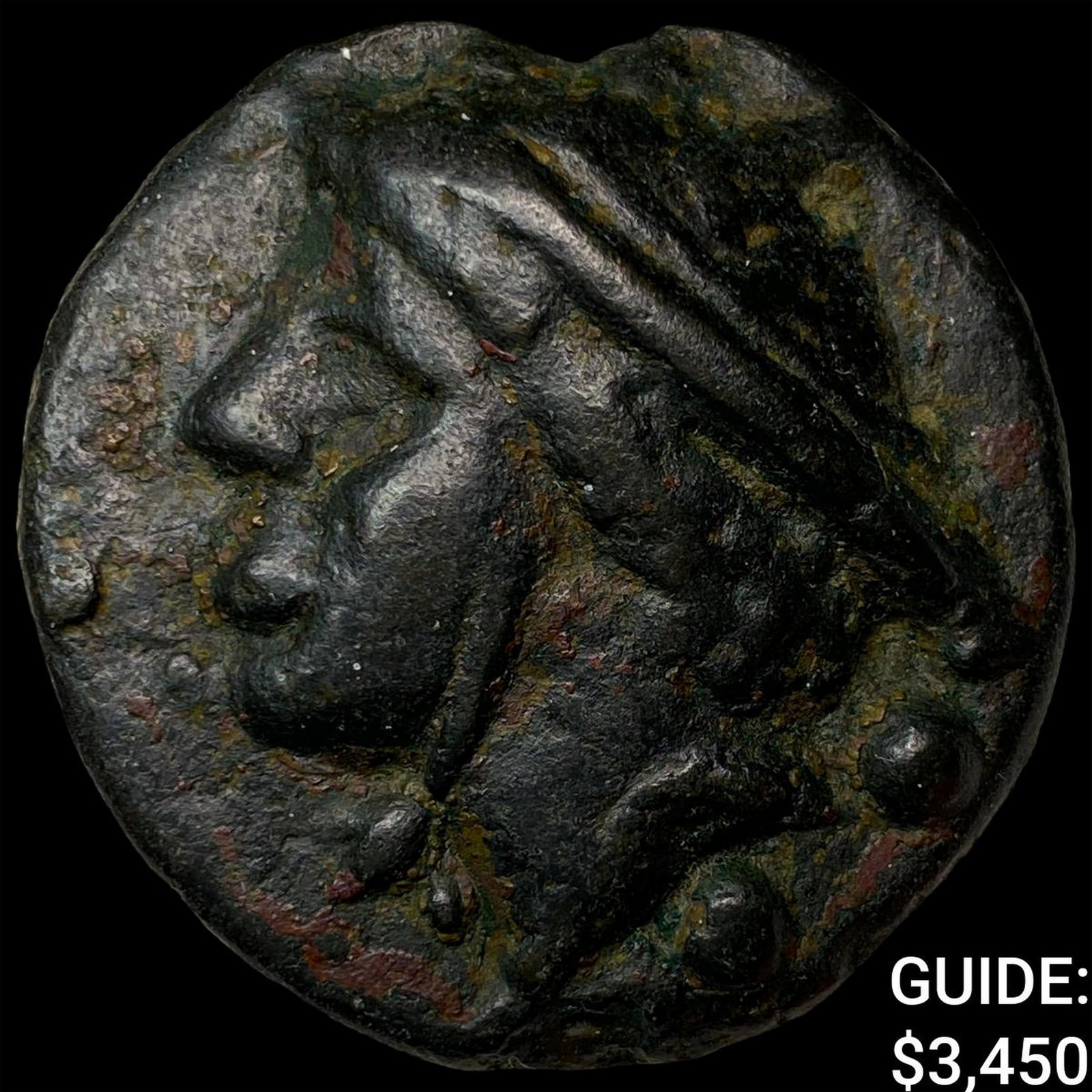 Roman Anon. 225-217 BC Aes Grave Bronze Sextans (1 of 2)
