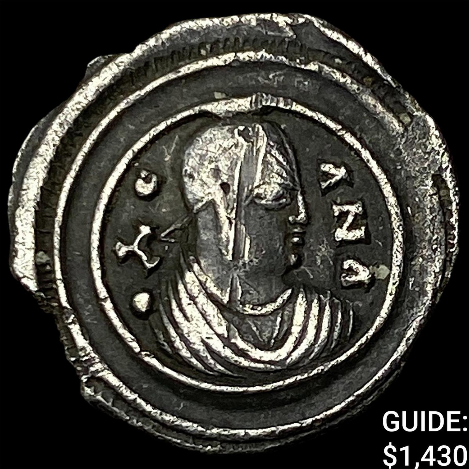 Axum Ousanes I c.320s-340s AD Silver Unit (1 of 2)